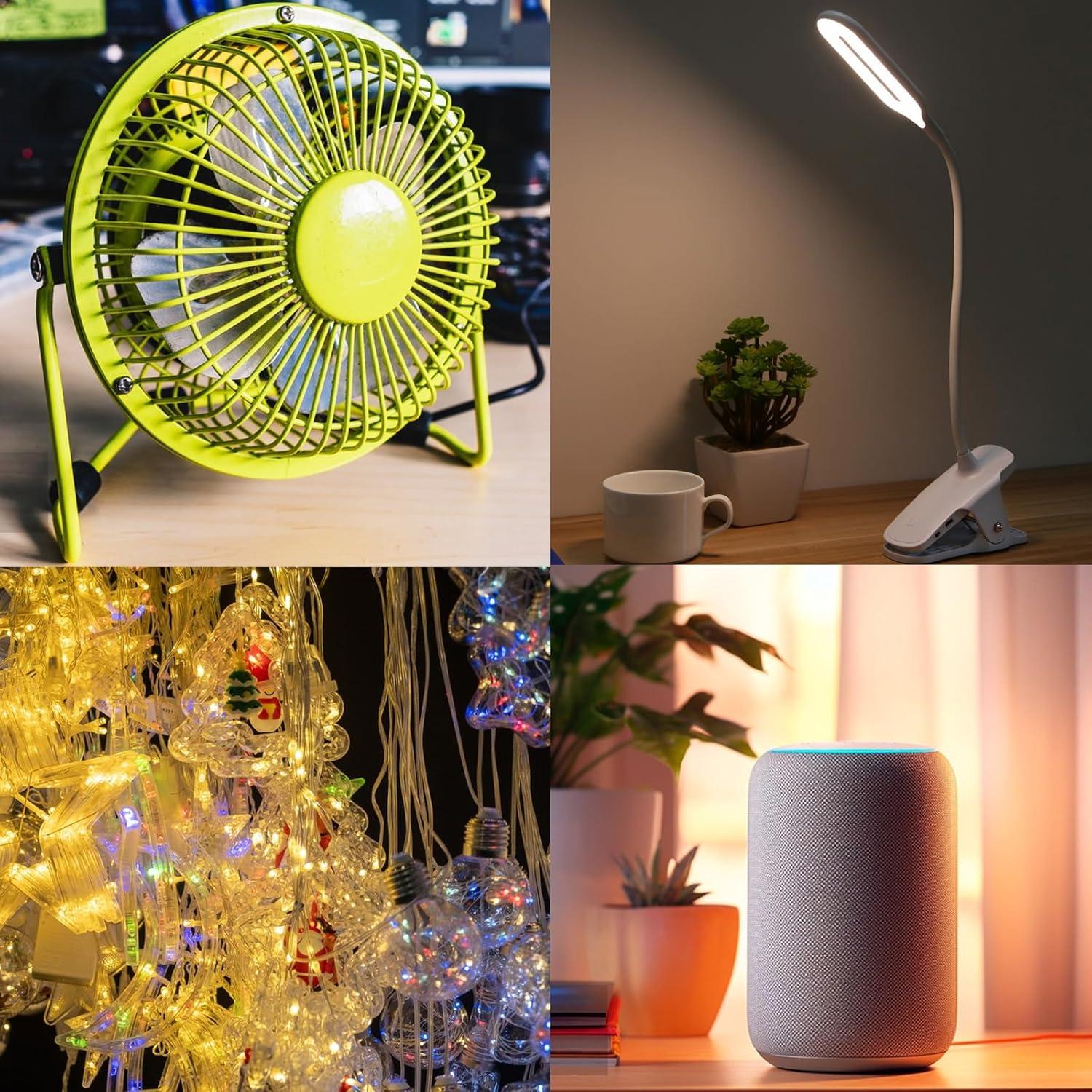 Cable Pigtail USB Femenino 1M EAHOSUCC 22AWG 3A Negro