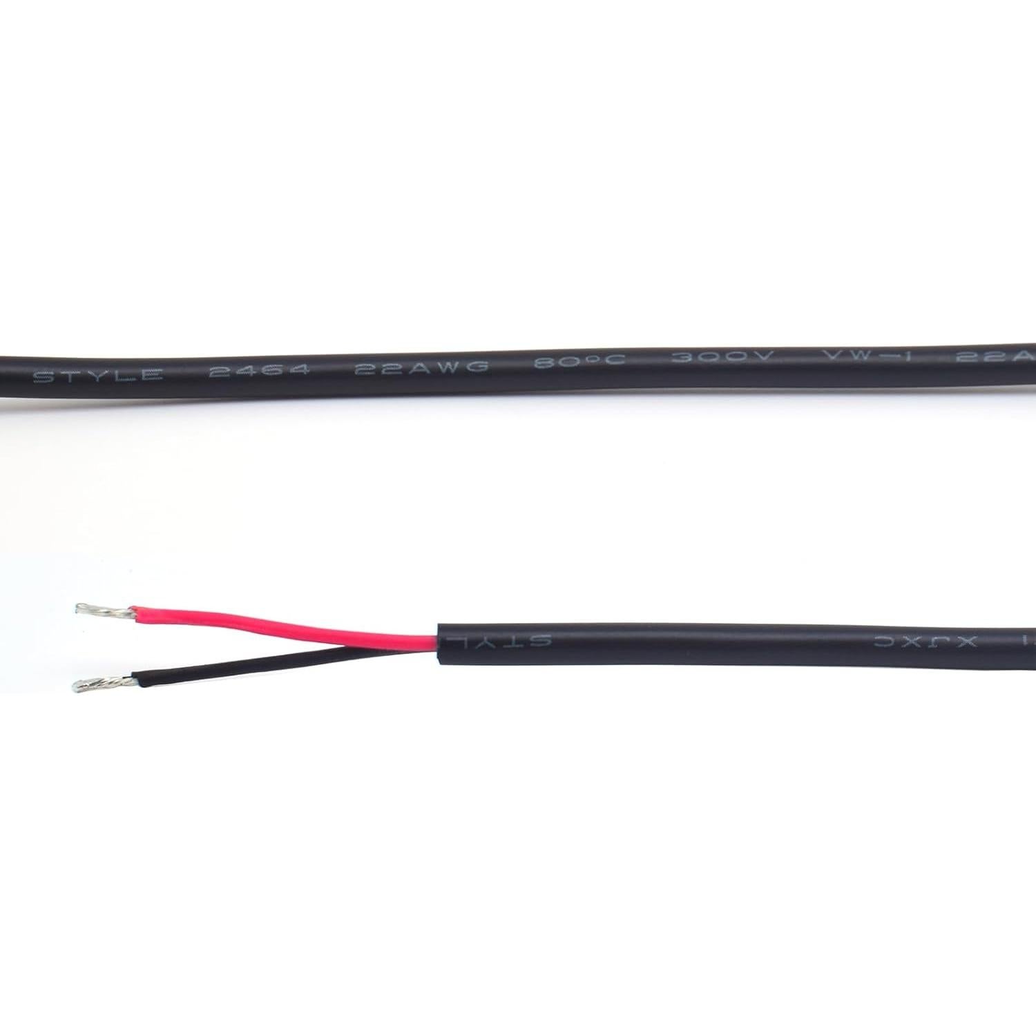 Cable Pigtail USB Femenino 1M EAHOSUCC 22AWG 3A Negro