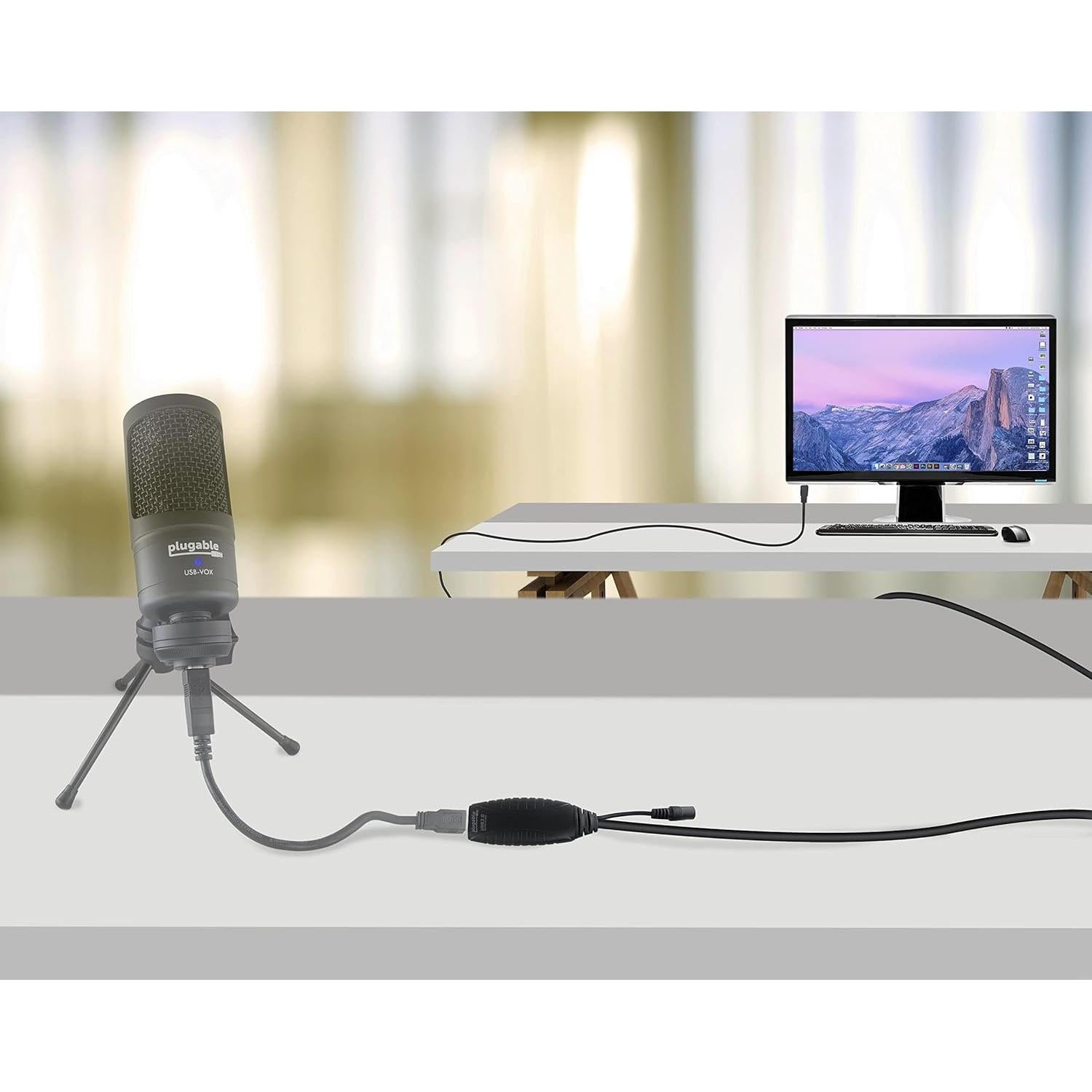 Cable de Extensión USB 3.0 Plugable 10m con Adaptador AC