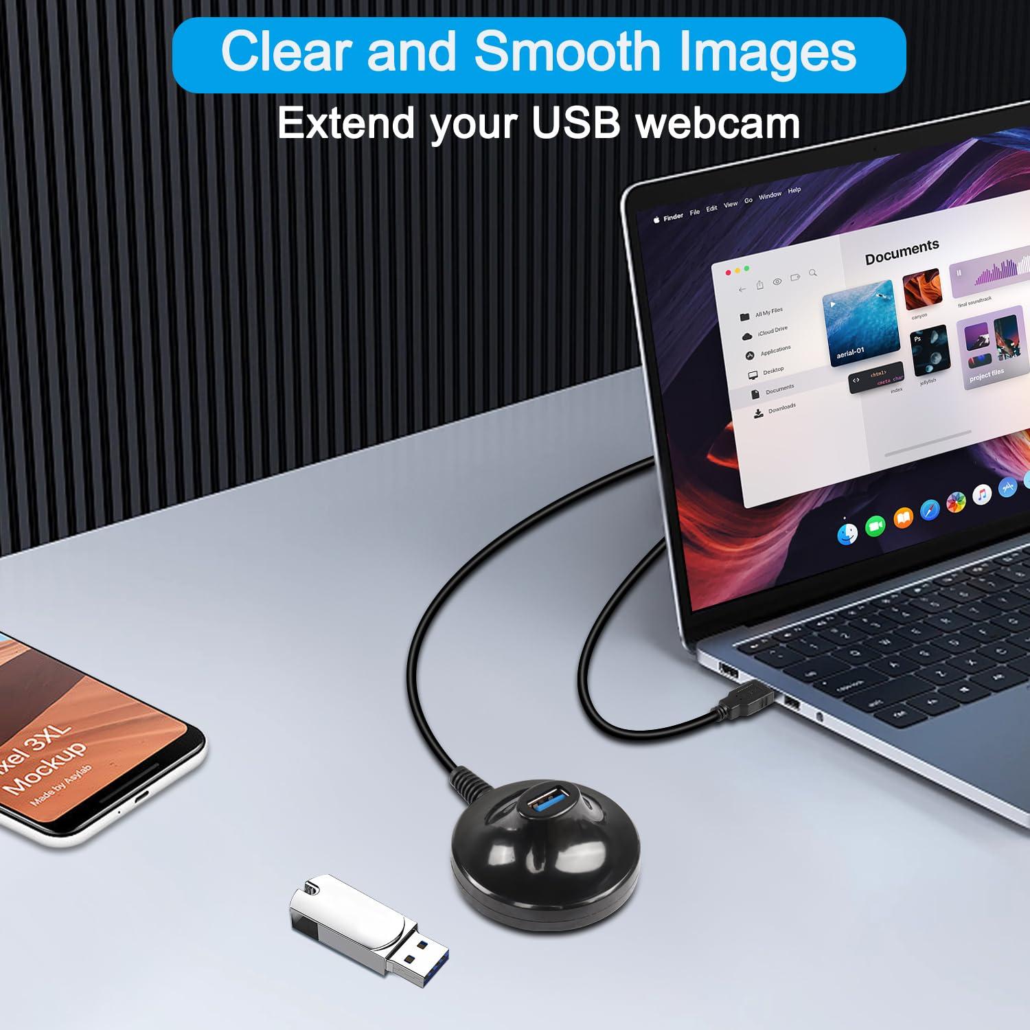 Cable de Extensión USB 3.0 HATMINI 1.5M Tipo-A Macho a Hembra