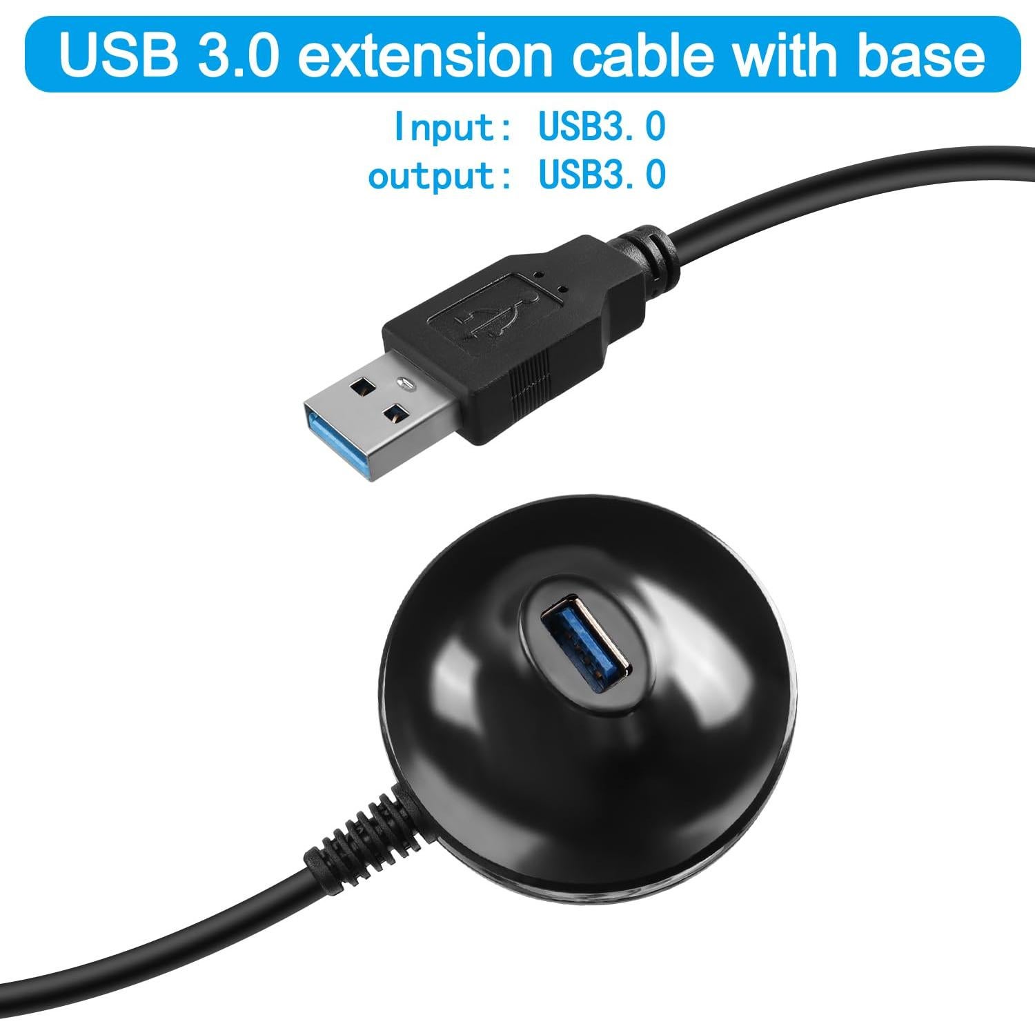 Cable de Extensión USB 3.0 HATMINI 1.5M Tipo-A Macho a Hembra