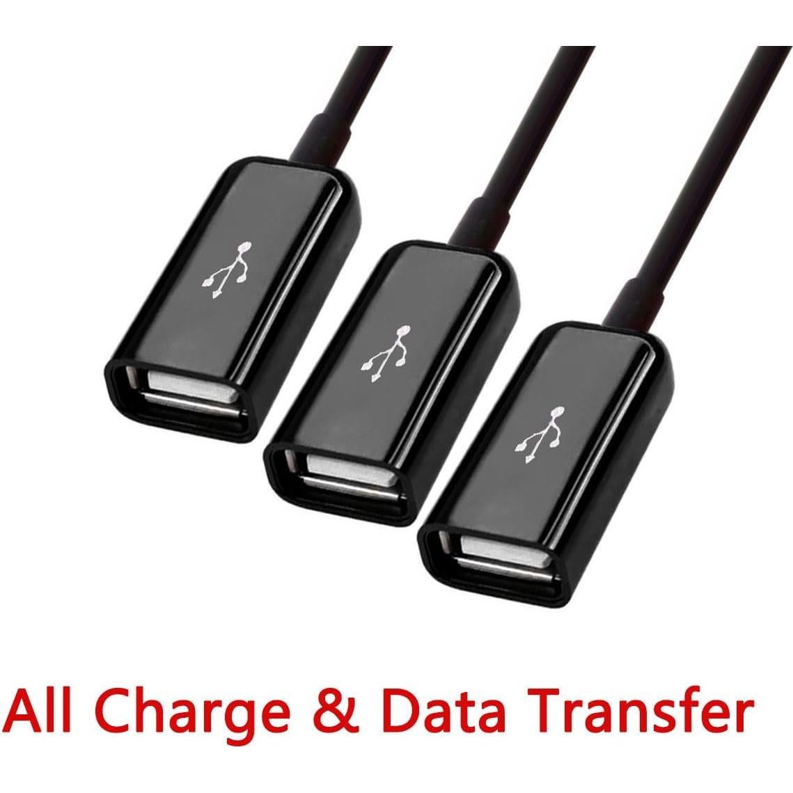 Cable Divisor Y USB 2.0 Shen Zhen 1 Macho a 3 Hembras