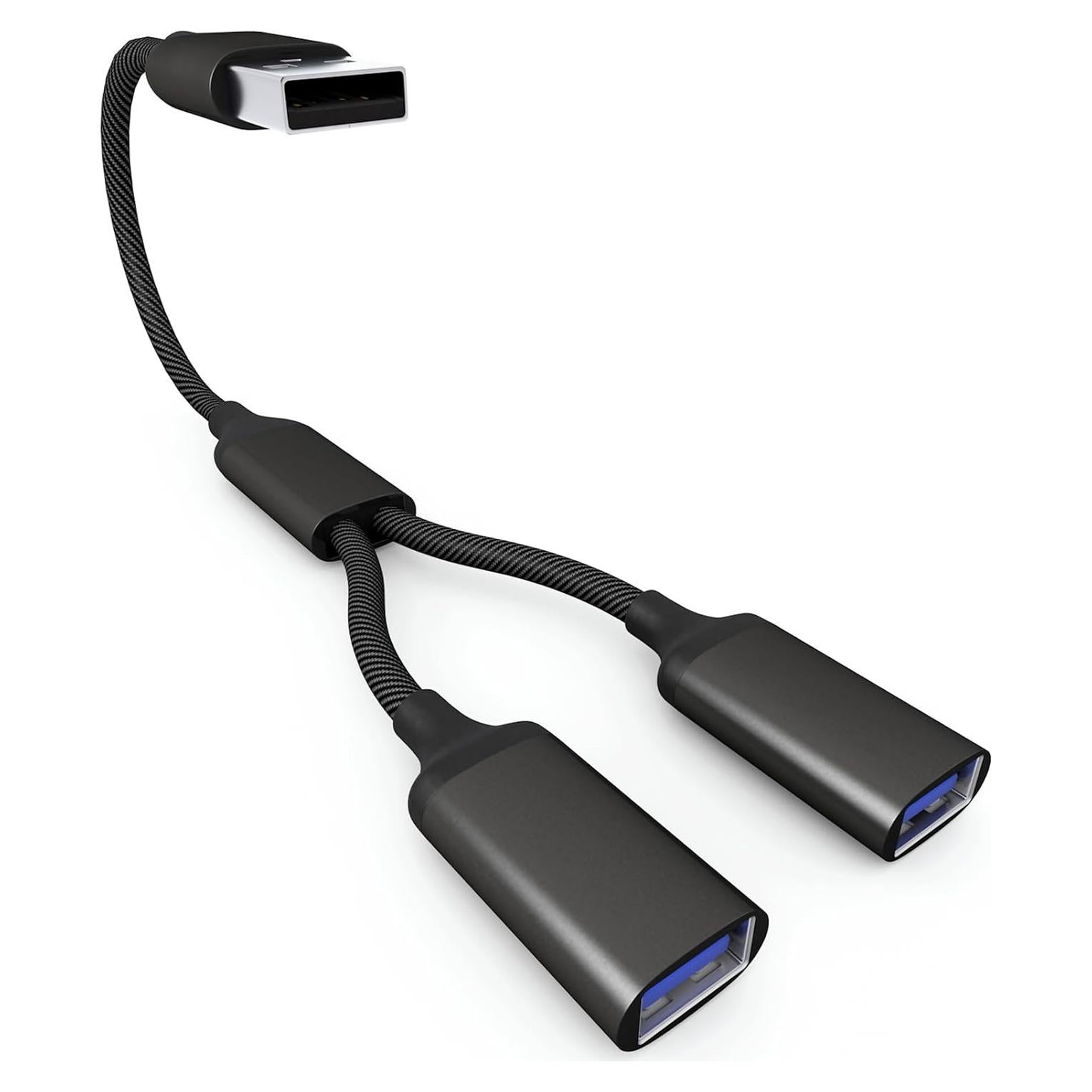 Cable Divisor USB 2.0 IIISOGNO 1 EN 2 SALIDAS 30.48CM