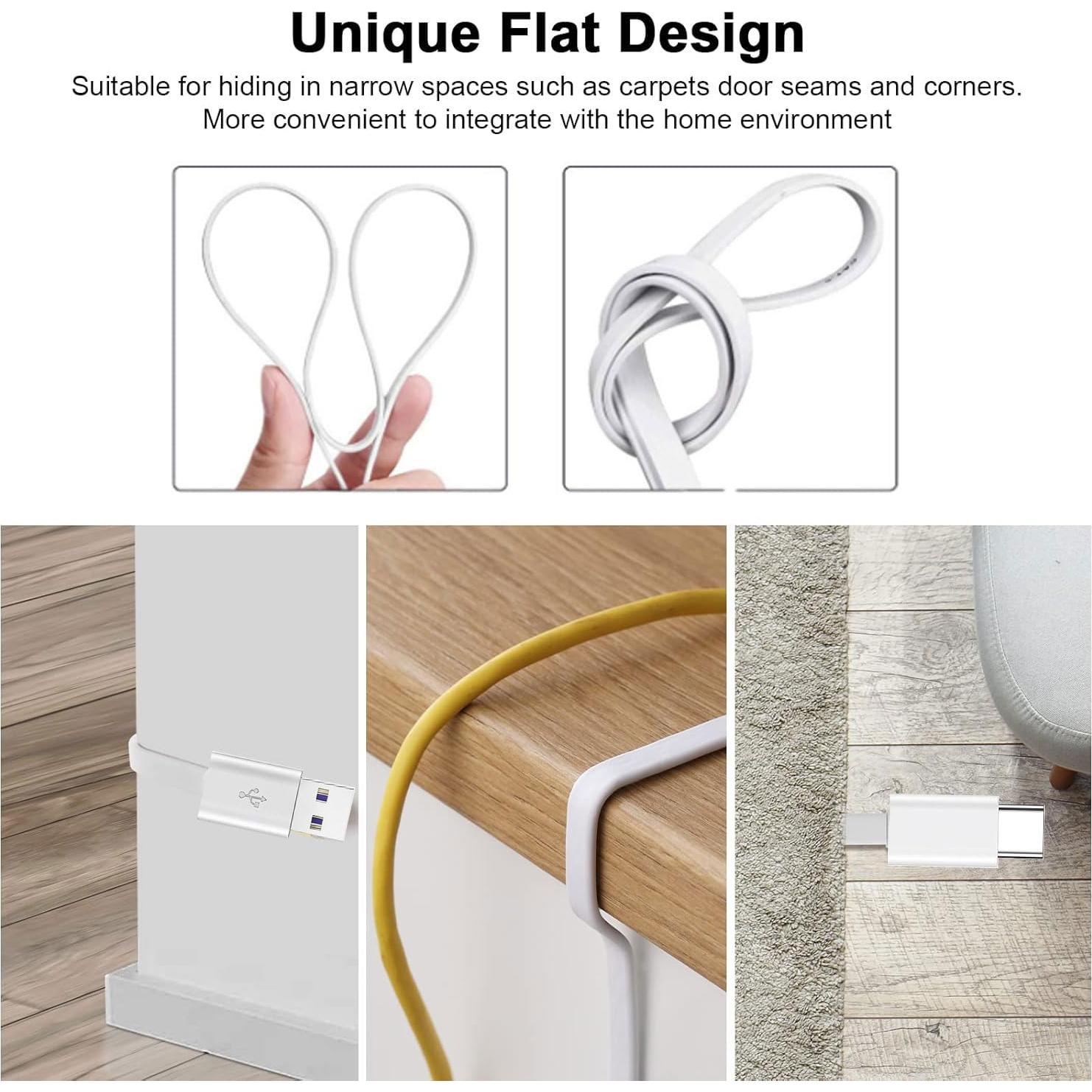 2Pack Cable de Extensión USB C 7.62m para Cámaras de Seguridad