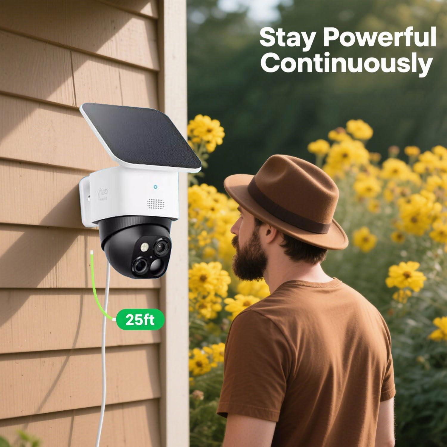 2Pack Cable de Extensión USB C 7.62m para Cámaras de Seguridad