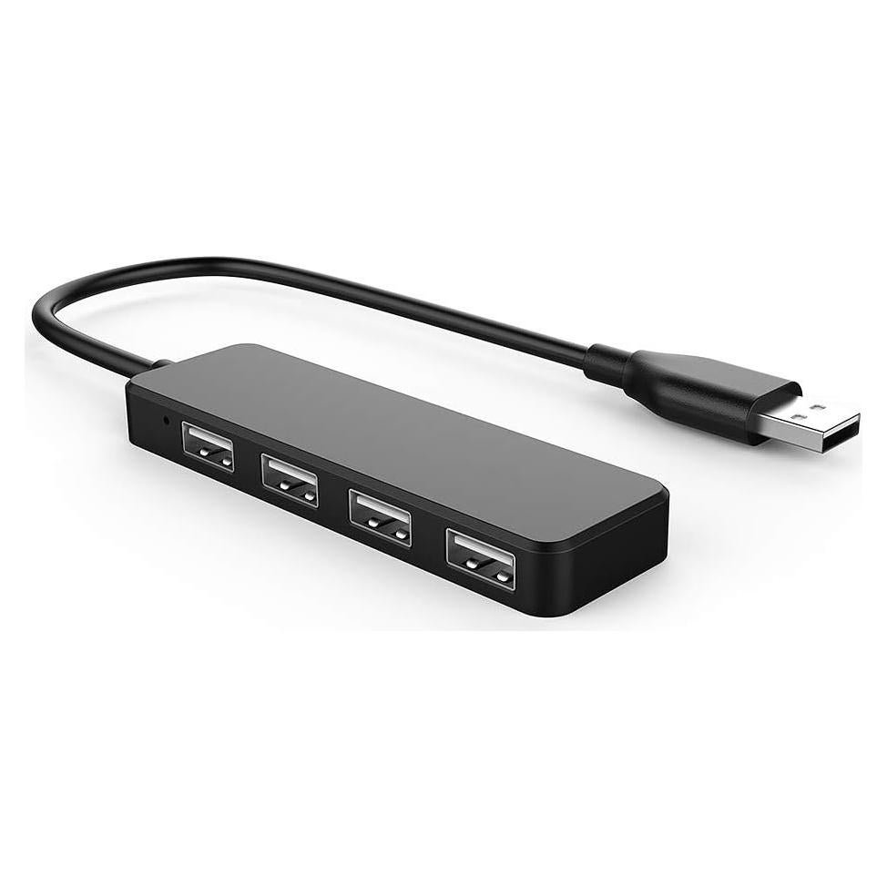 Hub USB 4 Puertos Vrllinking Negro 30cm USB 2.0