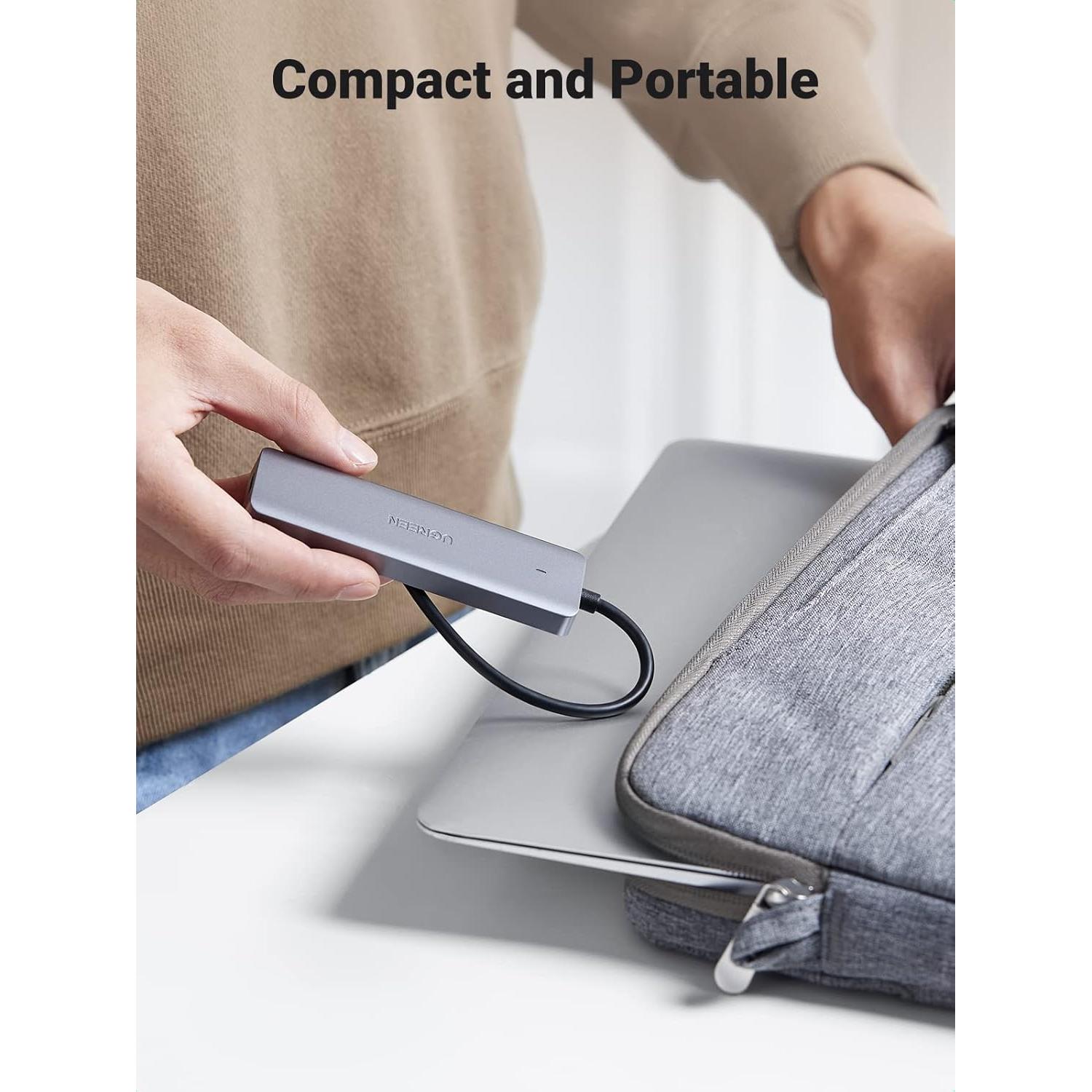 Hub USB C a USB A UGREEN 4 Puertos 3.0 0.15 m Alta Velocidad