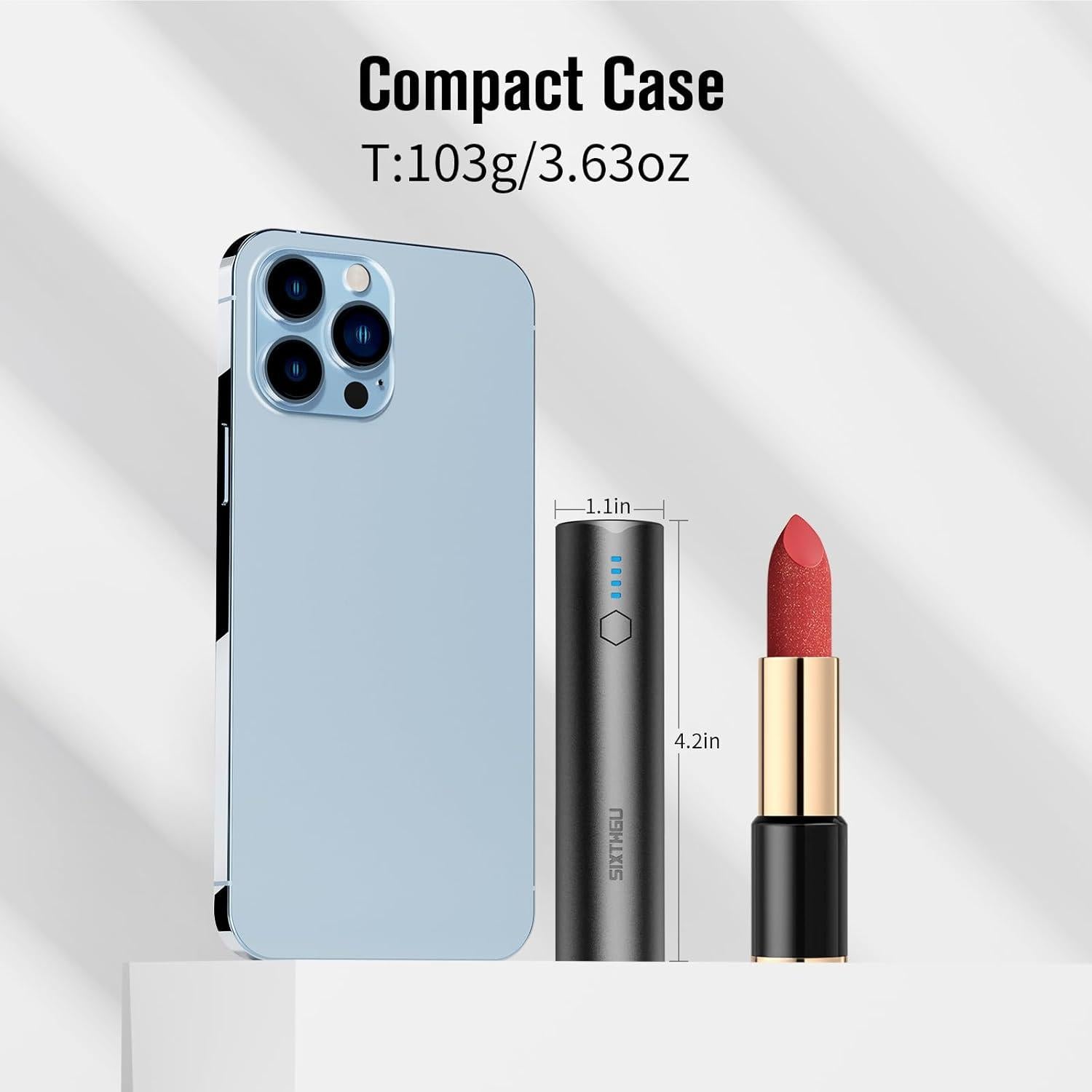 Cargador Portátil 5000mAh USB-C Doble Puerto - S03