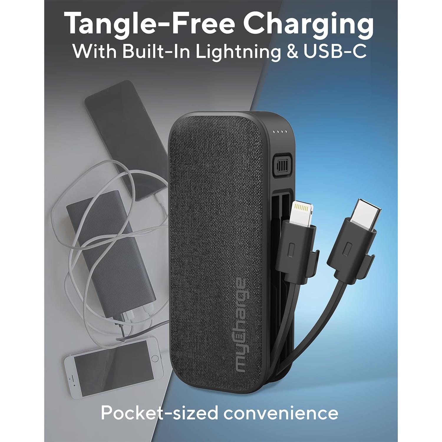 Cargador Portátil myCharge PowerHub Mini 3000mAh Carga Rápida