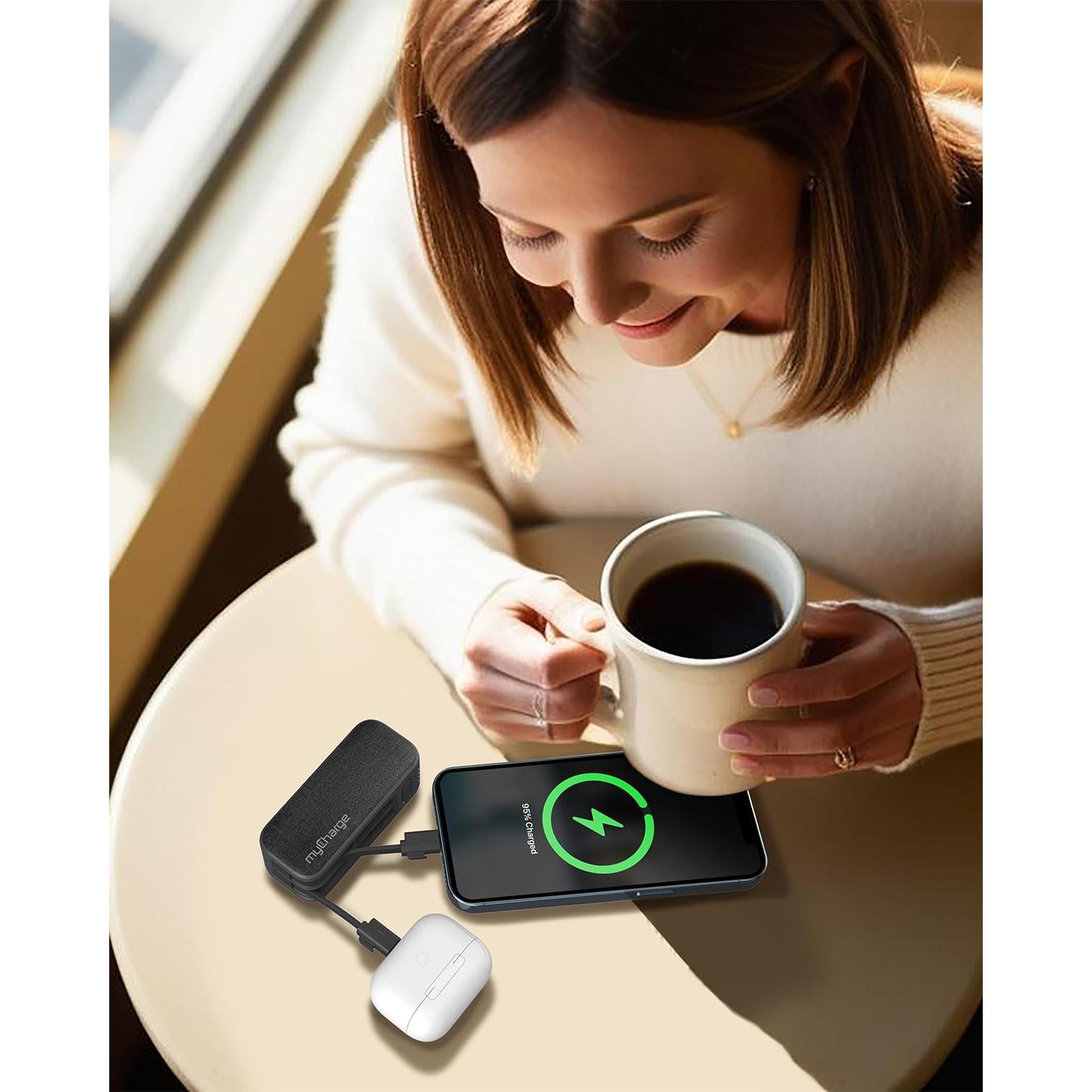 Cargador Portátil myCharge PowerHub Mini 3000mAh Carga Rápida