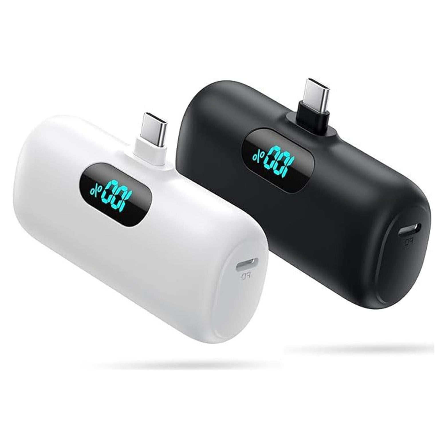 Cargador Portátil Mini 5000mAh USB-C Rápido para iPhone y Android