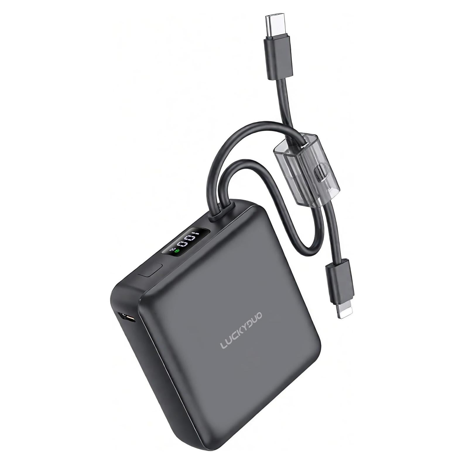 Cargador Portátil LUCKYDUO 10000mAh Carga Rápida 22.5W