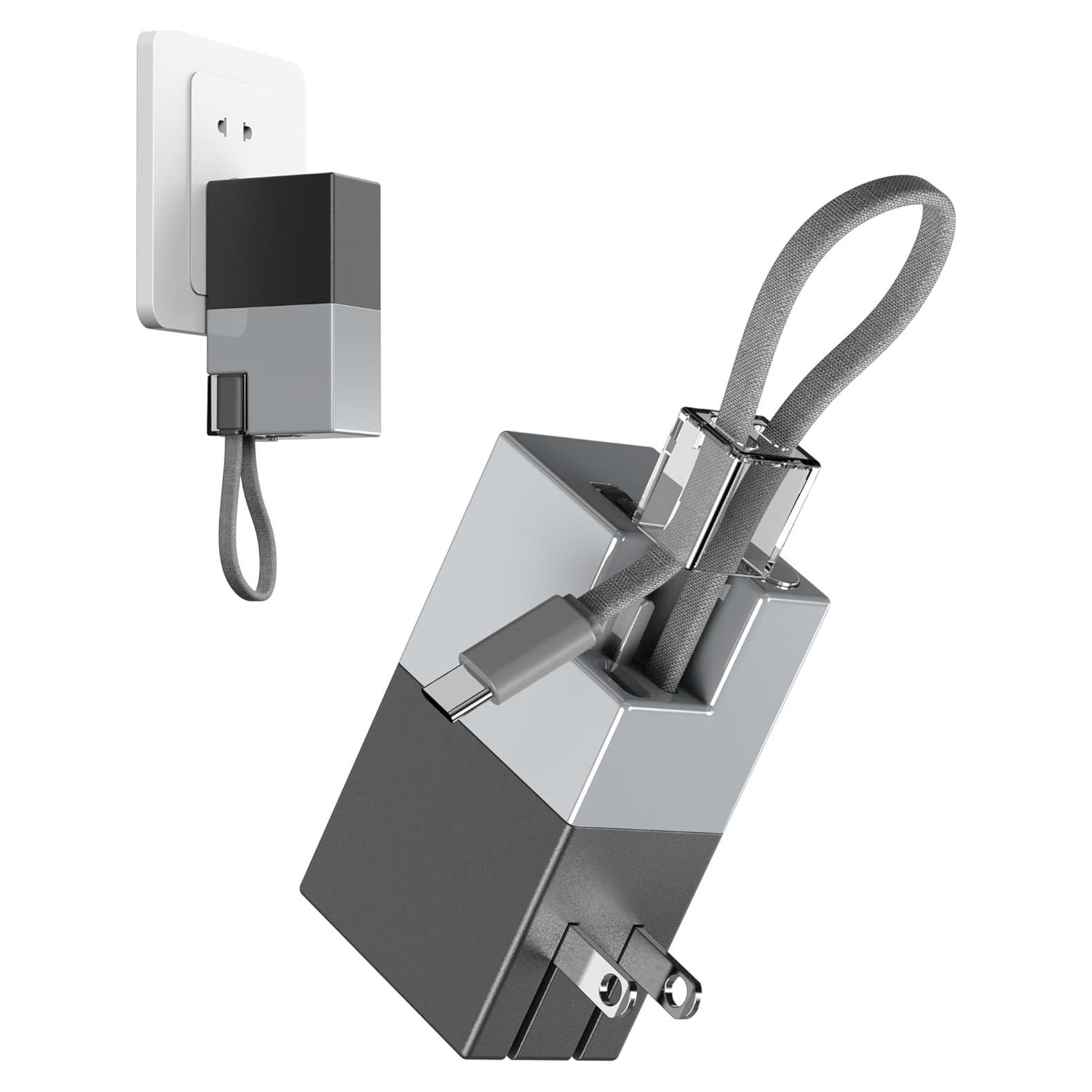 Cargador Portátil Power Bank 5000mAh USB C 22.5W Gris-Negro