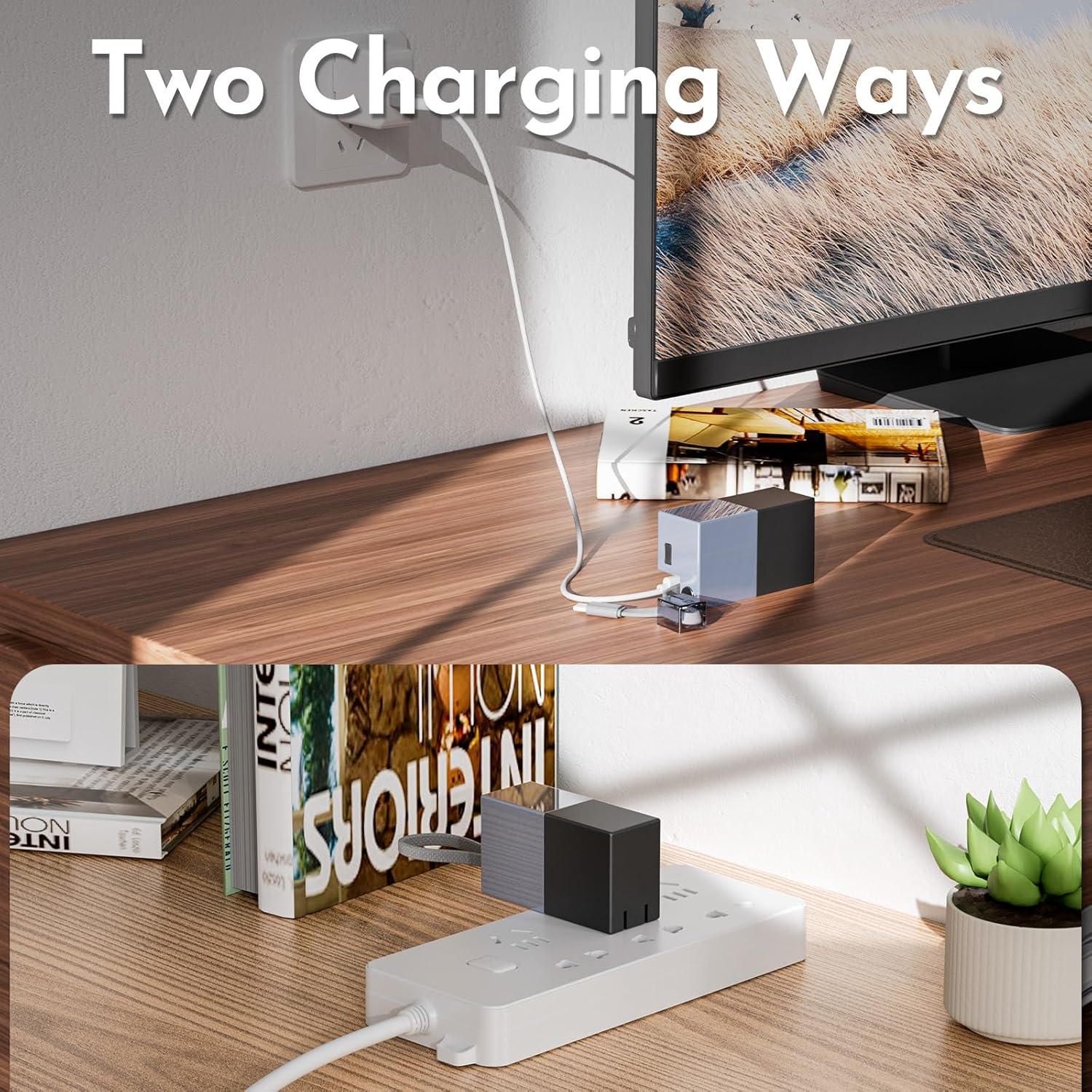 Cargador Portátil Power Bank 5000mAh USB C 22.5W Gris-Negro