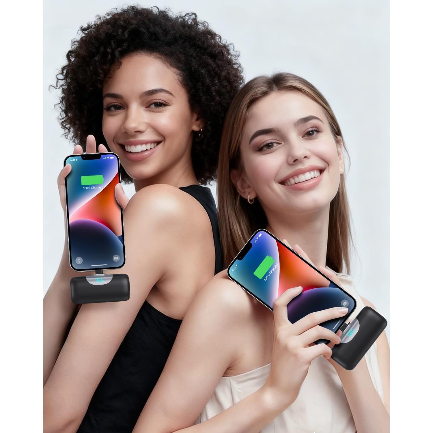 Cargador Portátil Mini iPhone 5500mAh Carga Rápida 22.5W