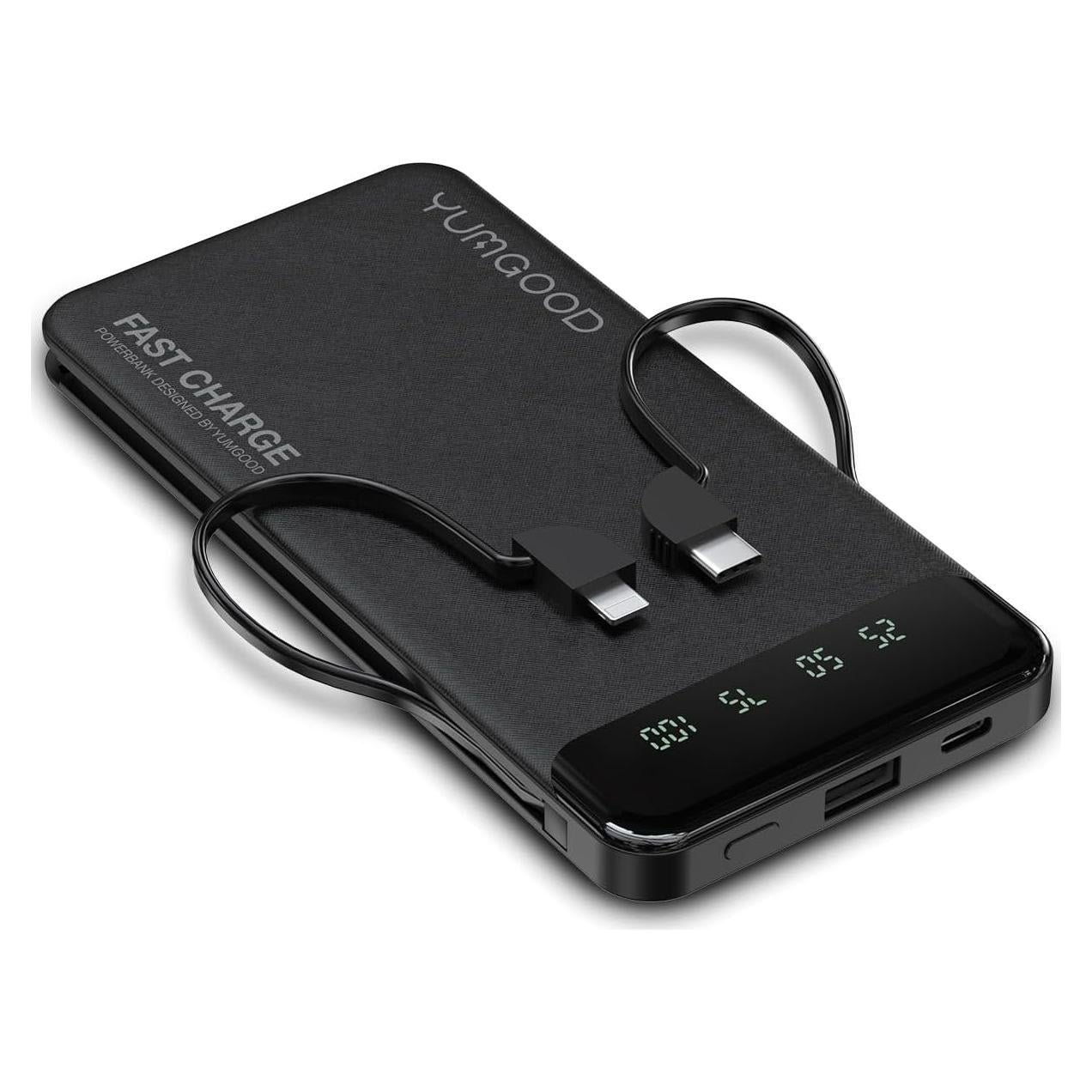 Cargador Portátil YUMGOOD 10000mAh Carga Rápida Doble USB