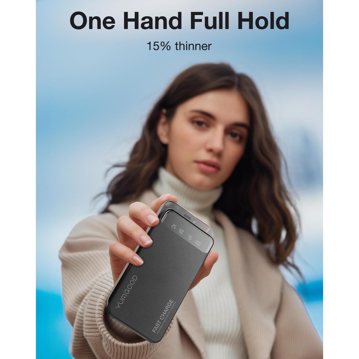 Cargador Portátil YUMGOOD 10000mAh Carga Rápida Doble USB