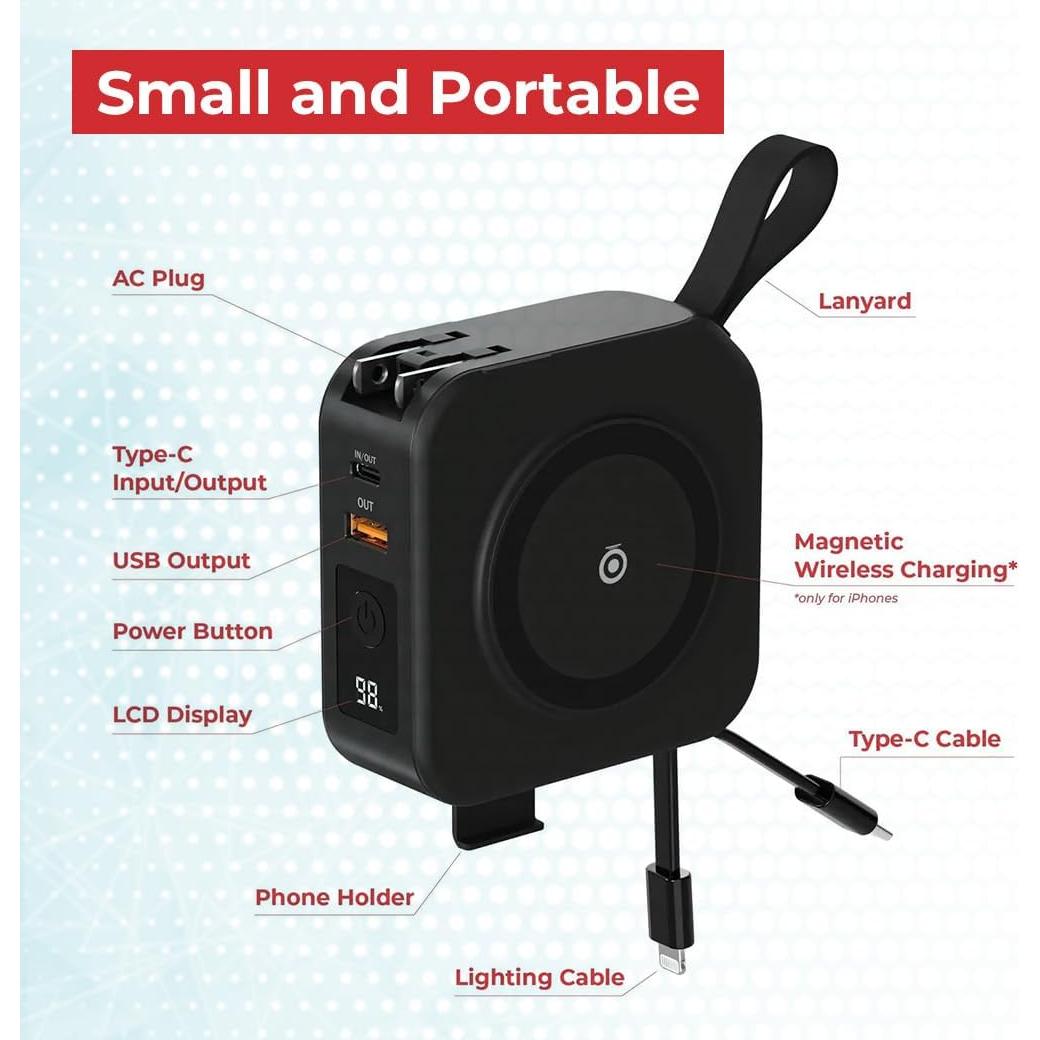 Cargador Portátil BlackboxMyCar Power Mini 10000mAh Inalámbrico