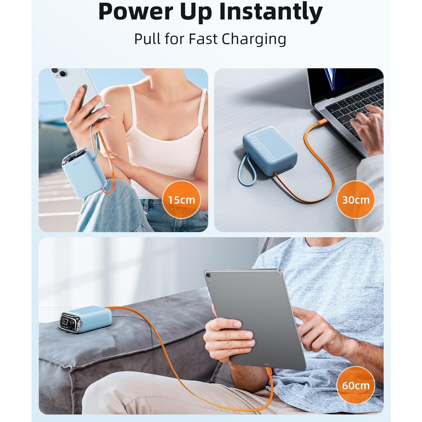 Cargador Portátil 10000mAh Innostyle TM-31 Carga Rápida 30W