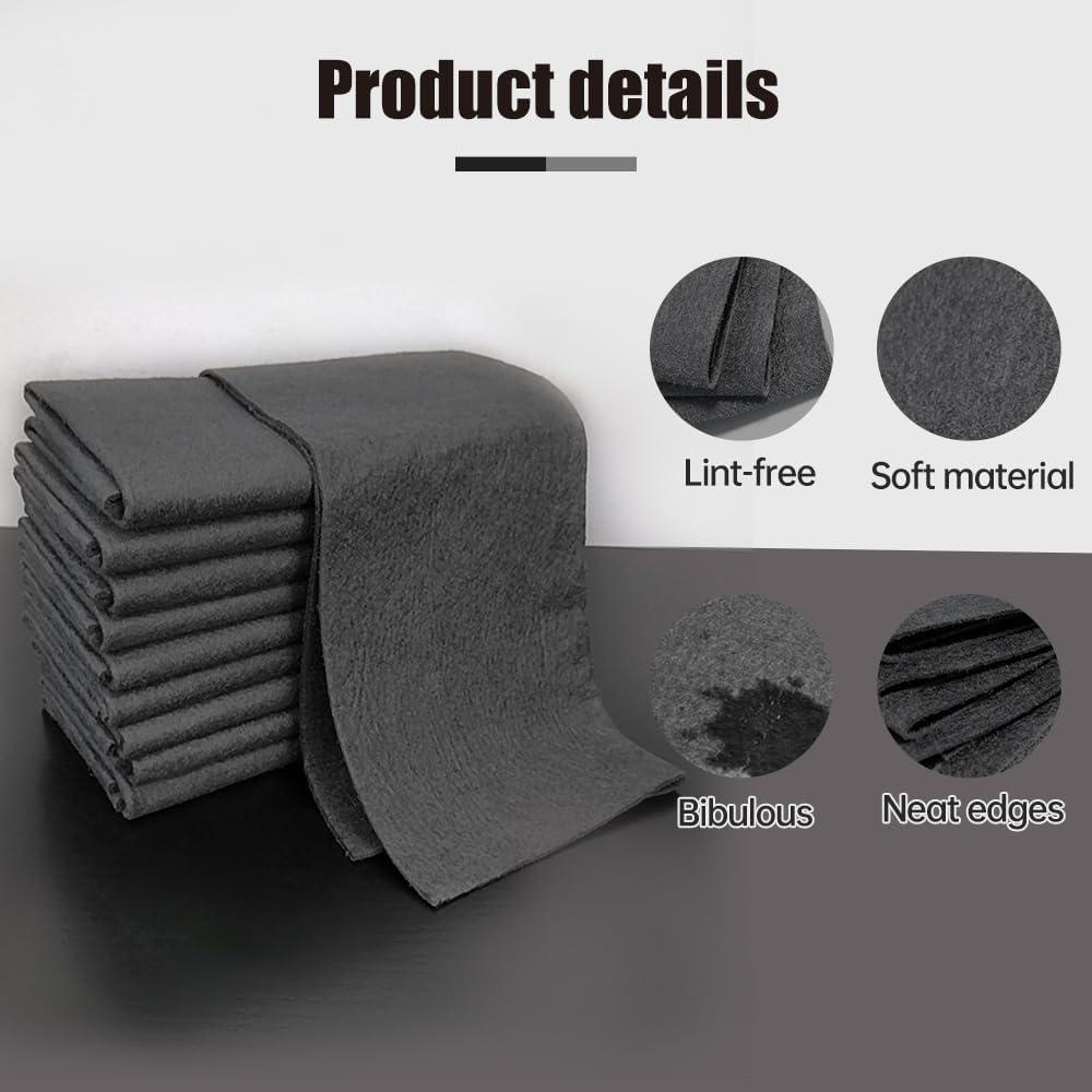 Thickened Magic Cleaning Cloth, 2026 New Reusable Microfiber Cleaning Rag, Streak Free Multipurpose Microfiber Cleaning Cloth for Kitchen, Window, Mirror, Glass, Cars (5 PCS, 8x12 in)