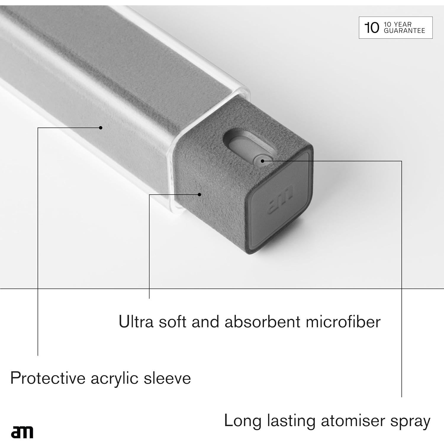 Spray Limpiador de Pantallas AM 10.4ml con Paño Microfibra