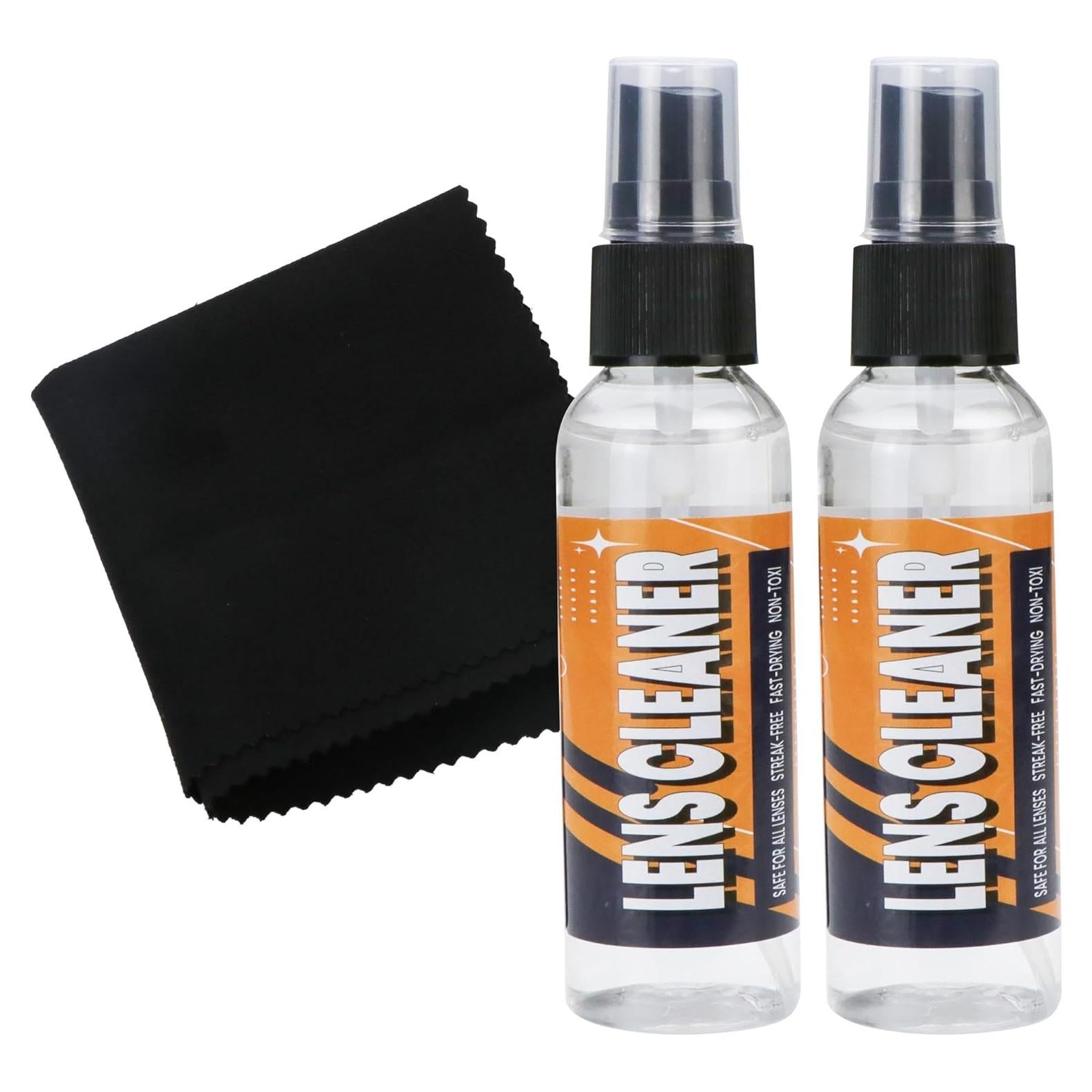 Kit Limpiador de Lentes YEIN 2 Botellas 60 ml + Paño Microfibra