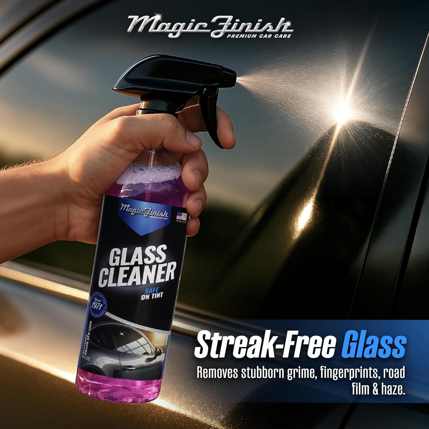 Limpiador de Cristales para Autos Magic Finish 473 ml Antivaho