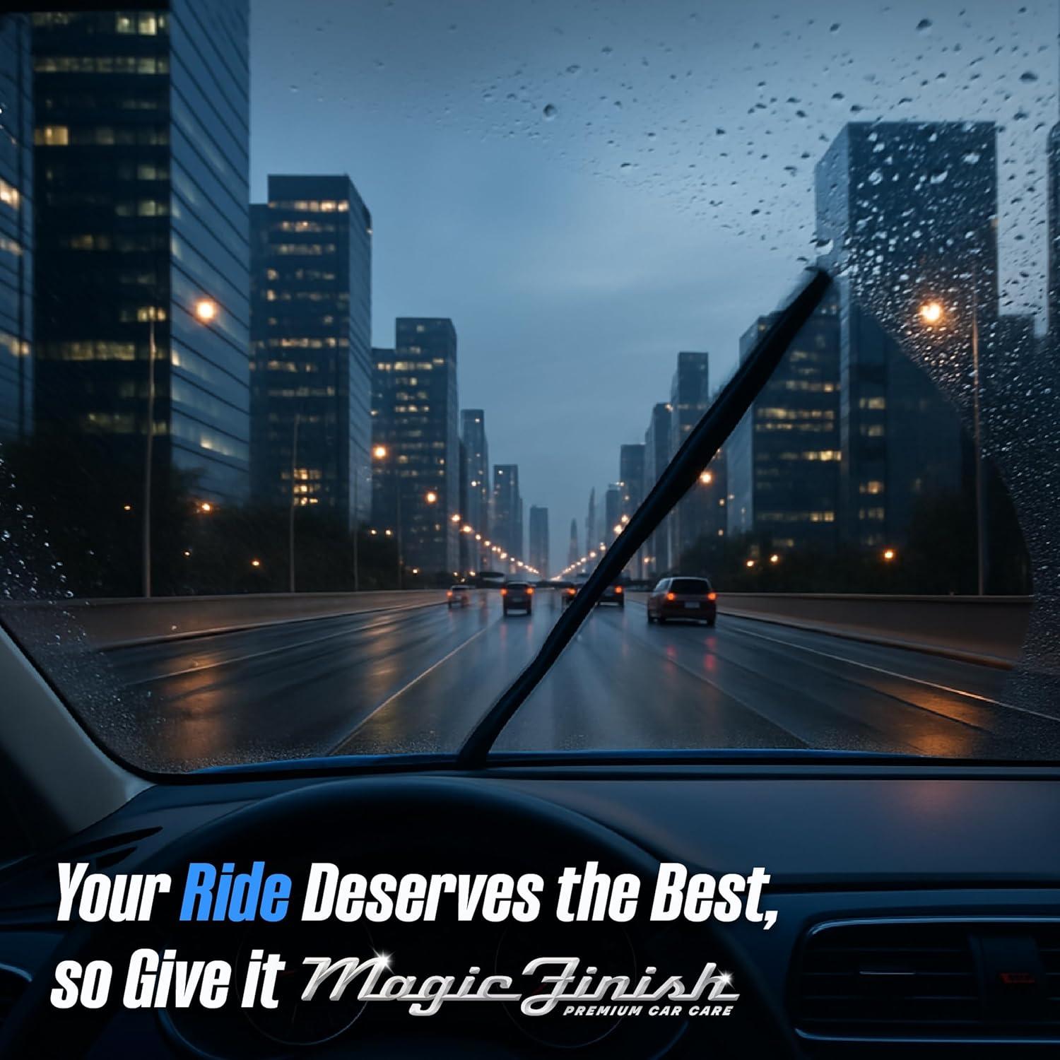 Limpiador de Cristales para Autos Magic Finish 473 ml Antivaho