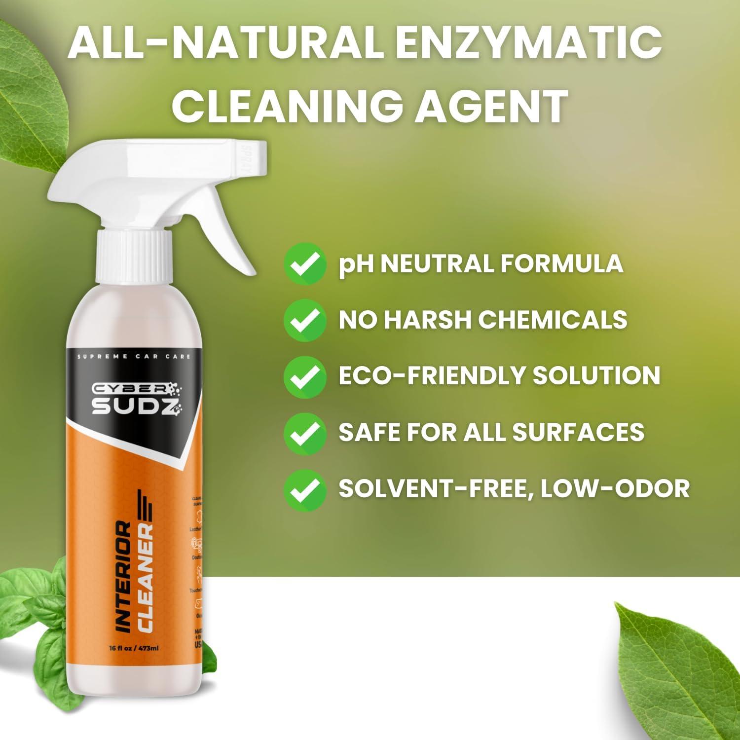Limpiador de Interiores CyberSudZ 0.47L pH-Neutro para Auto