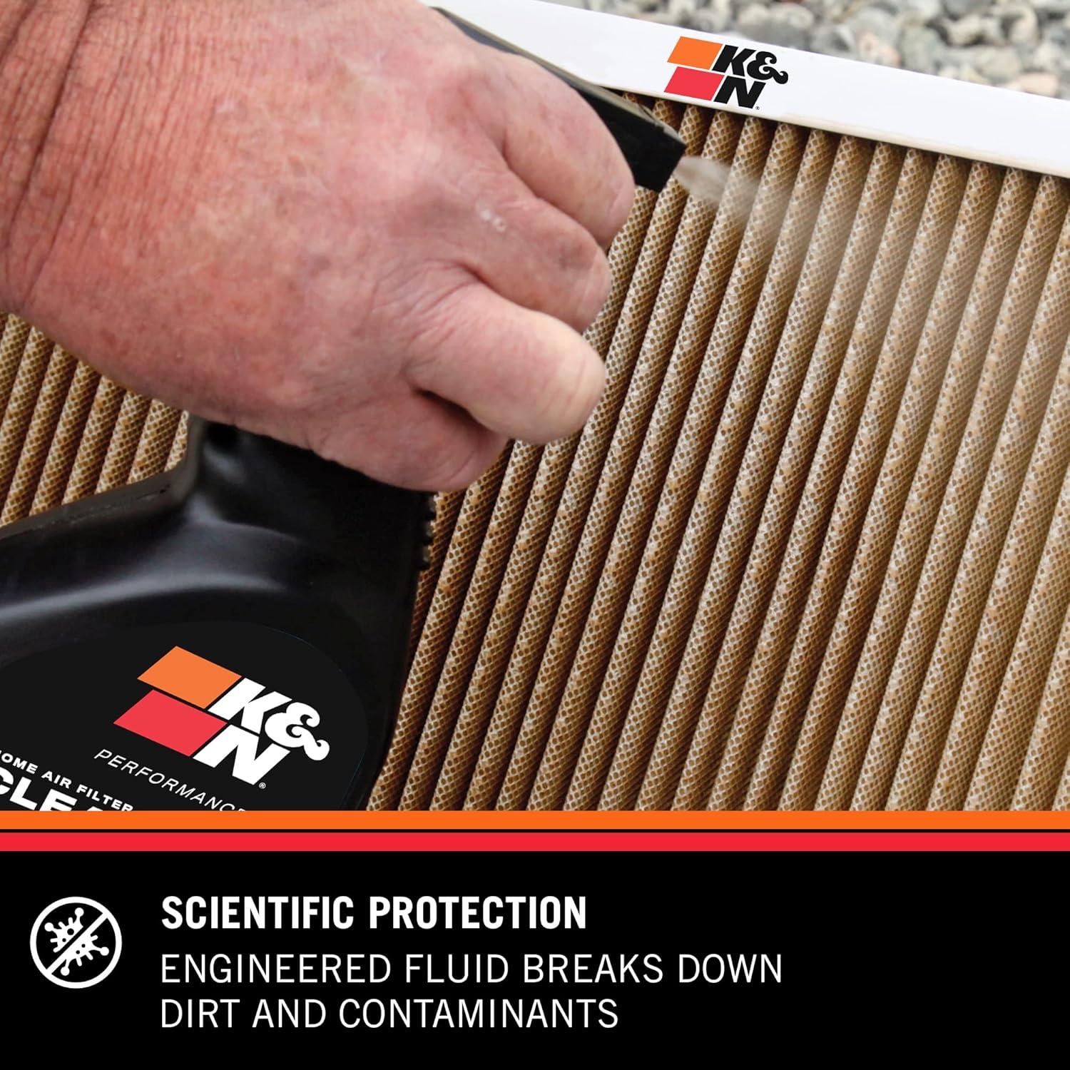 Limpiador de Filtros HVAC K&N 0.95L - Restaura Rendimiento