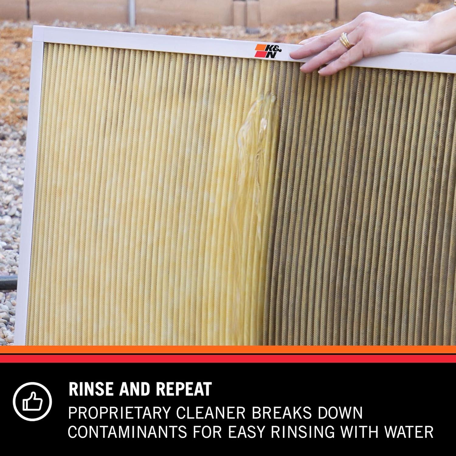 Limpiador de Filtros HVAC K&N 0.95L - Restaura Rendimiento