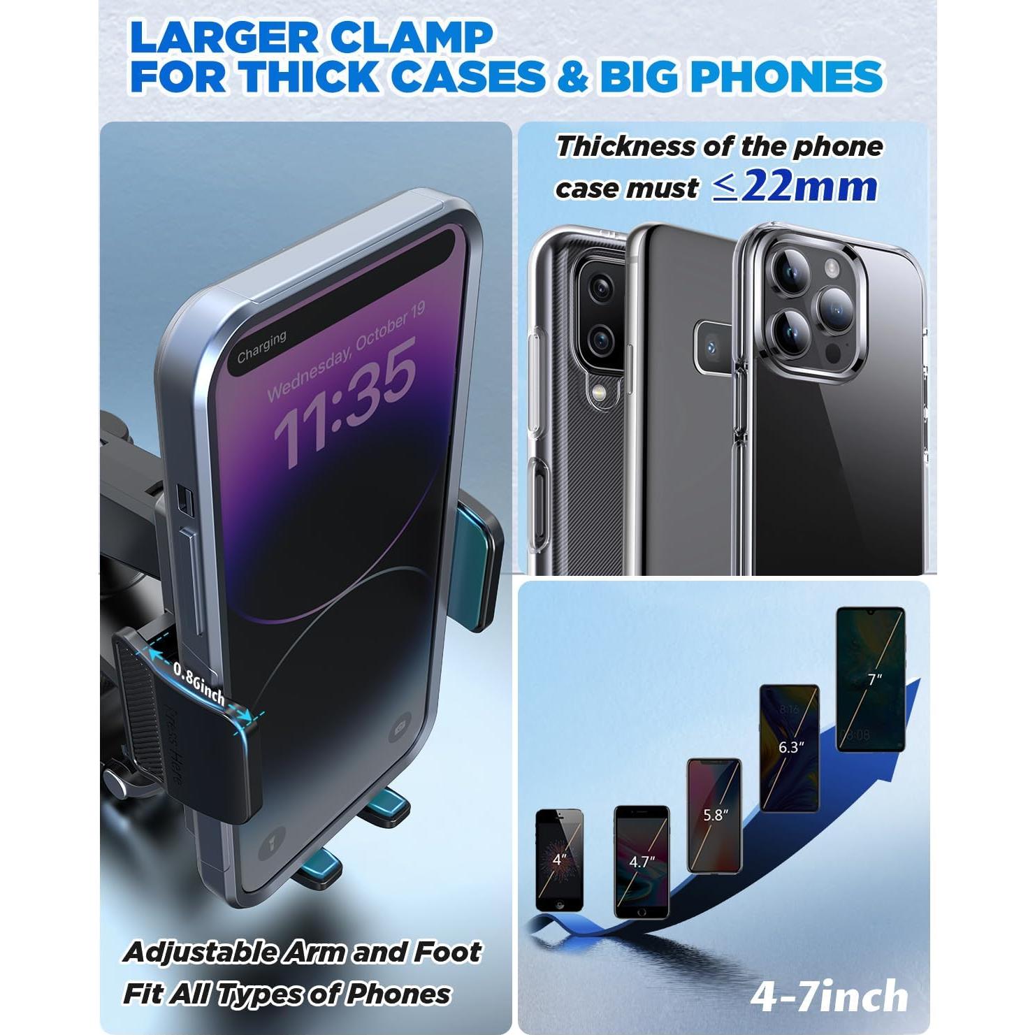 Soporte para teléfono en tablero de coche IPOW YBT-ZJ01 360°