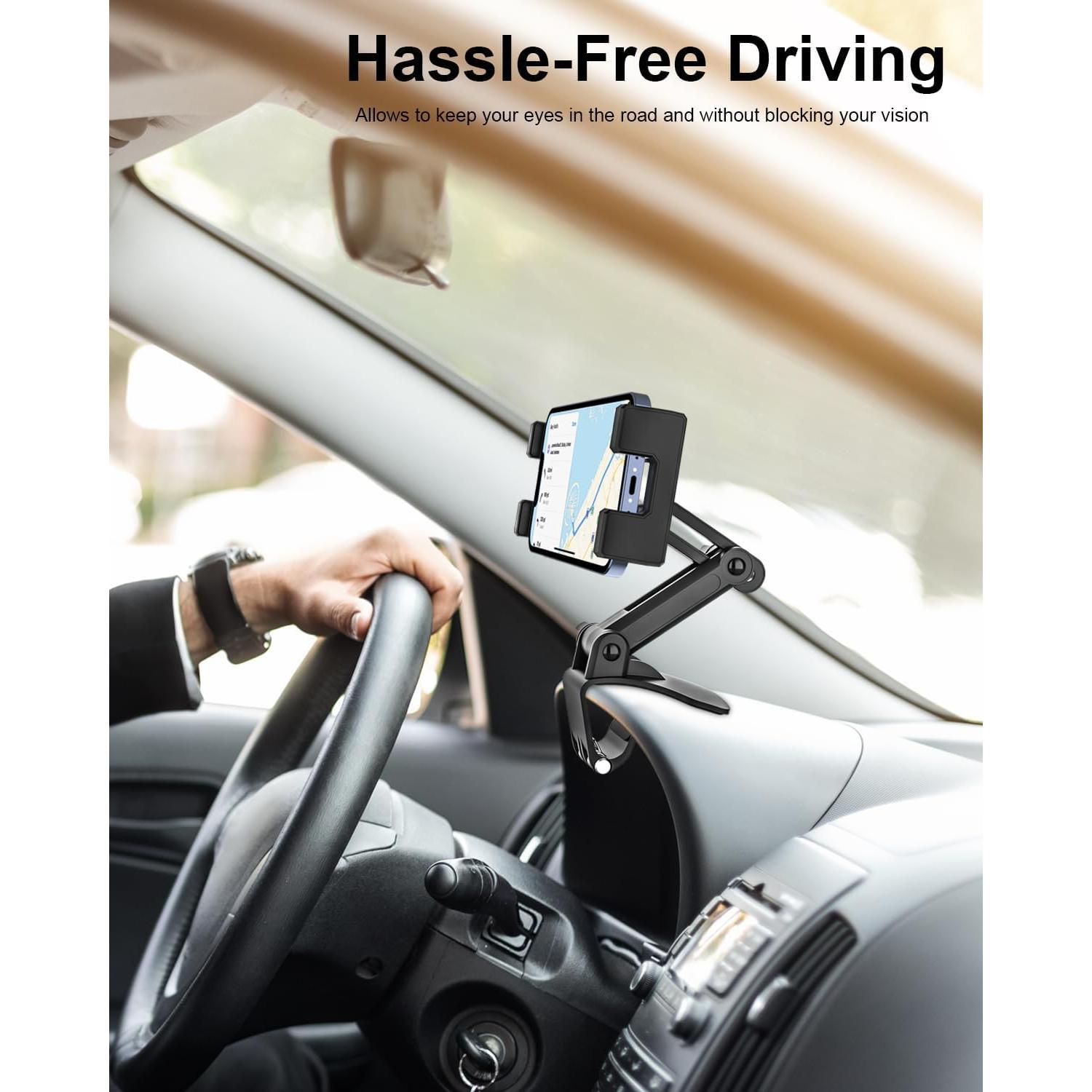 Soporte para teléfono en tablero de coche Woleyi 360° Ajustable