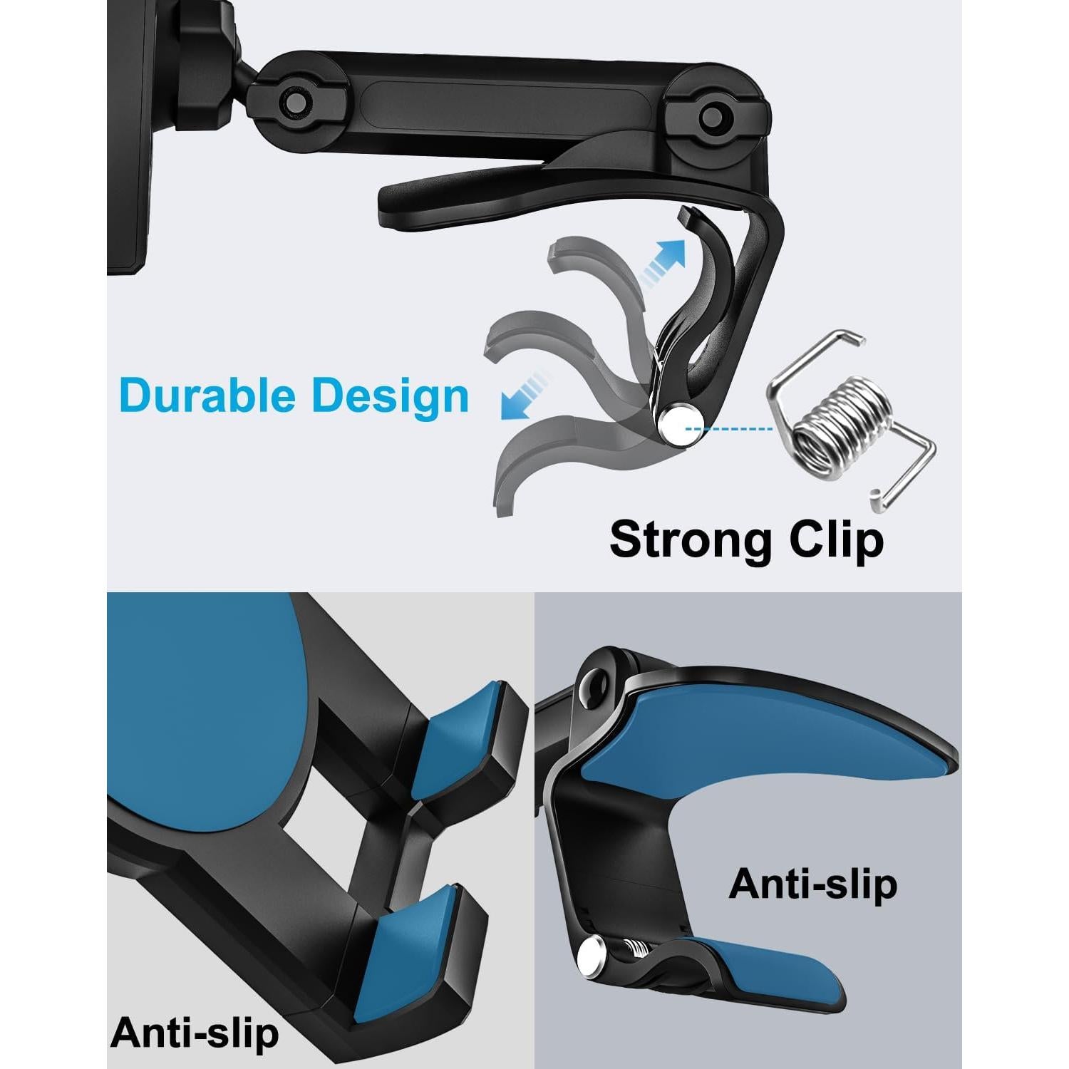 Soporte para teléfono en tablero de coche Woleyi 360° Ajustable