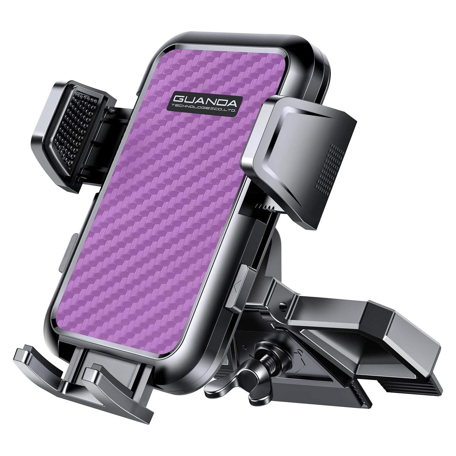 Soporte de Teléfono para CD Guanda Púrpura Ajustable 360°