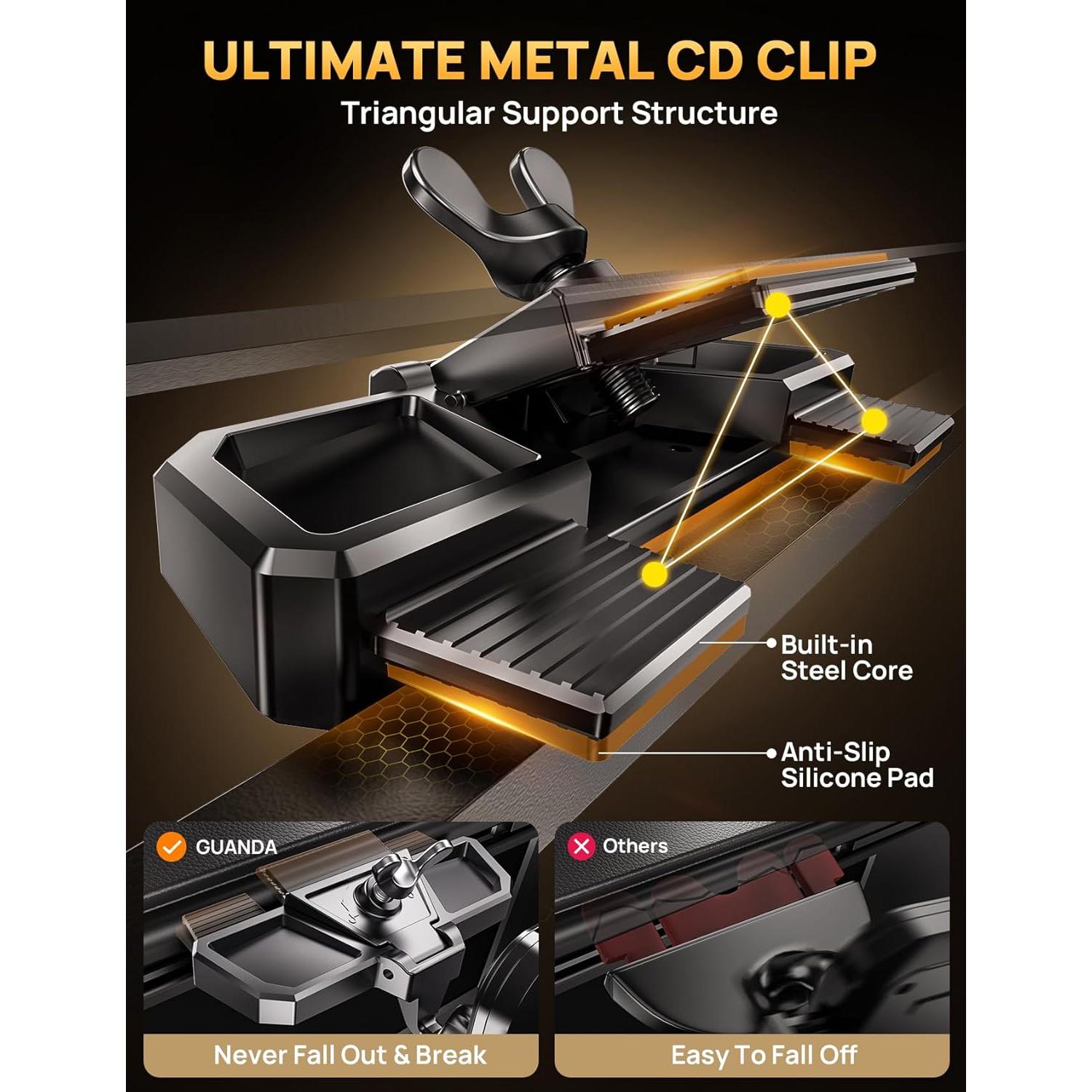 Soporte de Teléfono para CD Guanda Púrpura Ajustable 360°