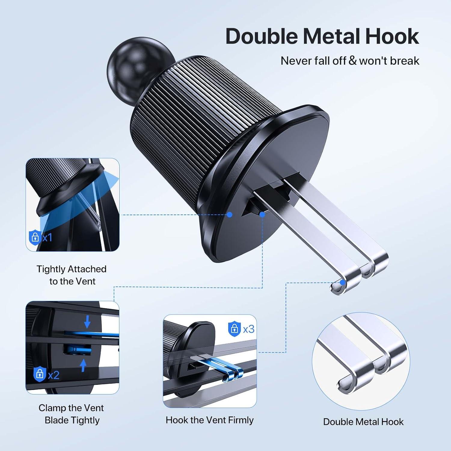 Soporte Magnético para Teléfono de Auto Miracase - Fuerte y Universal