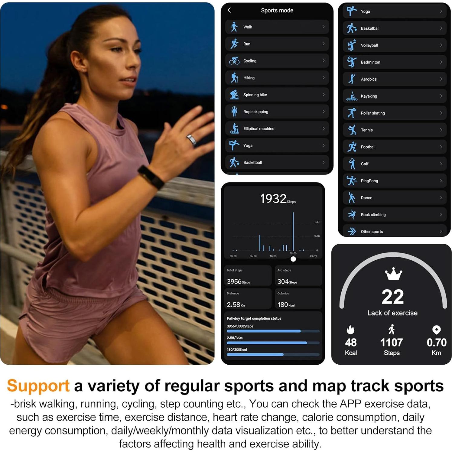 Anillo Inteligente NEWTRENDS ZY-CGJZ Monitoreo Salud IP68