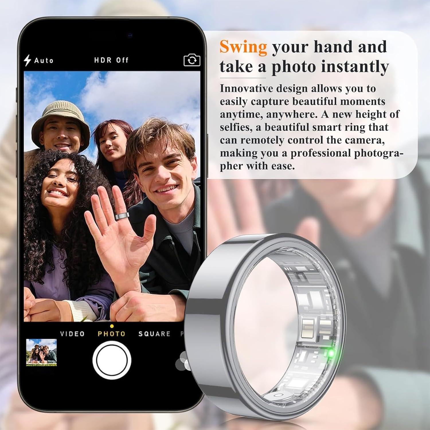 Anillo Inteligente NEWTRENDS ZY-CGJZ Monitoreo Salud IP68