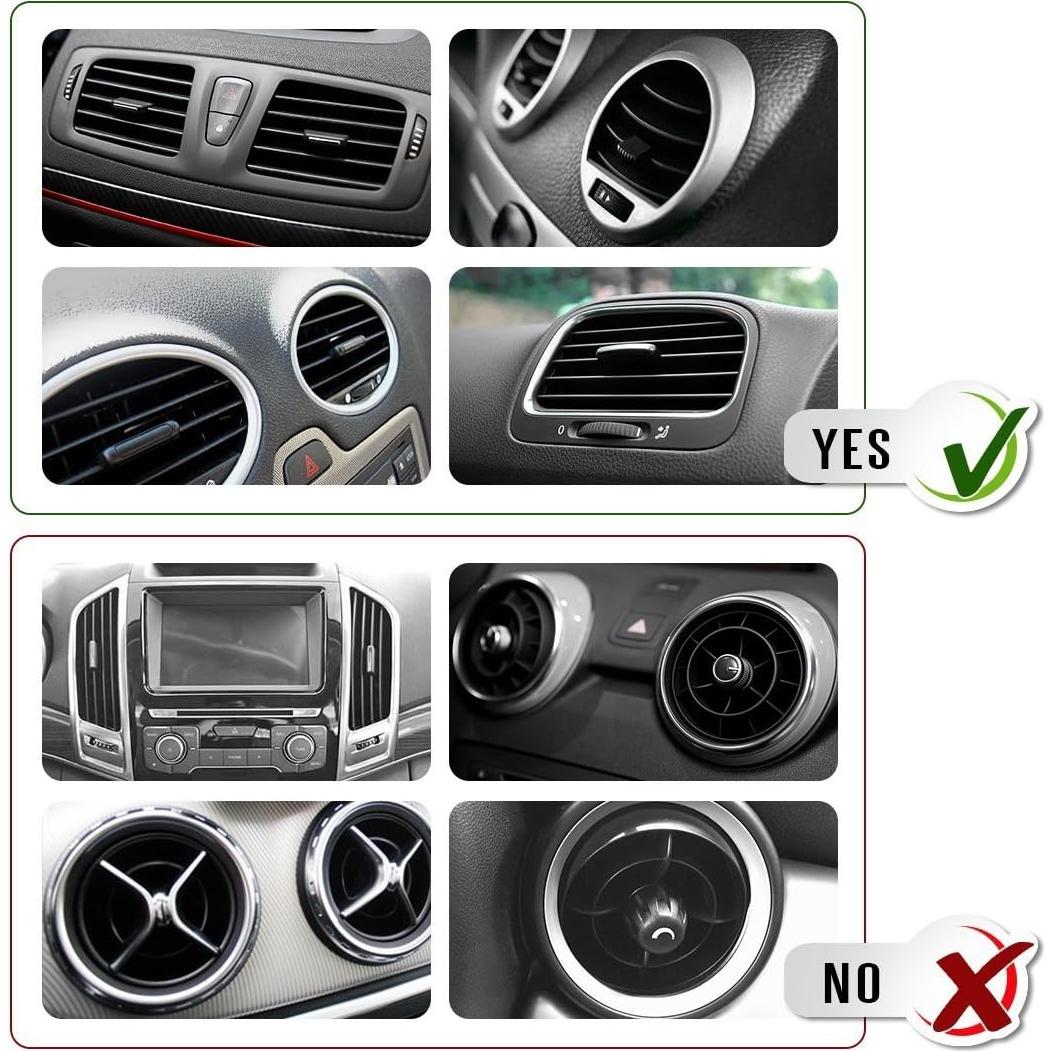 Soporte Magnético para Teléfono de Coche iFlash Negro 360°