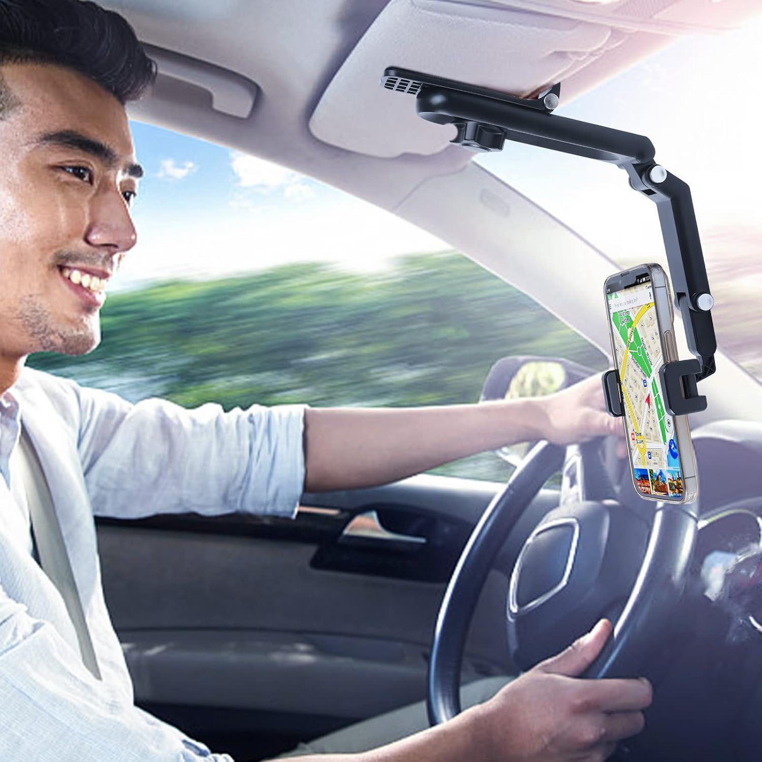 Soporte para Teléfono de Visera Solar XEFINAL 360° Plegable