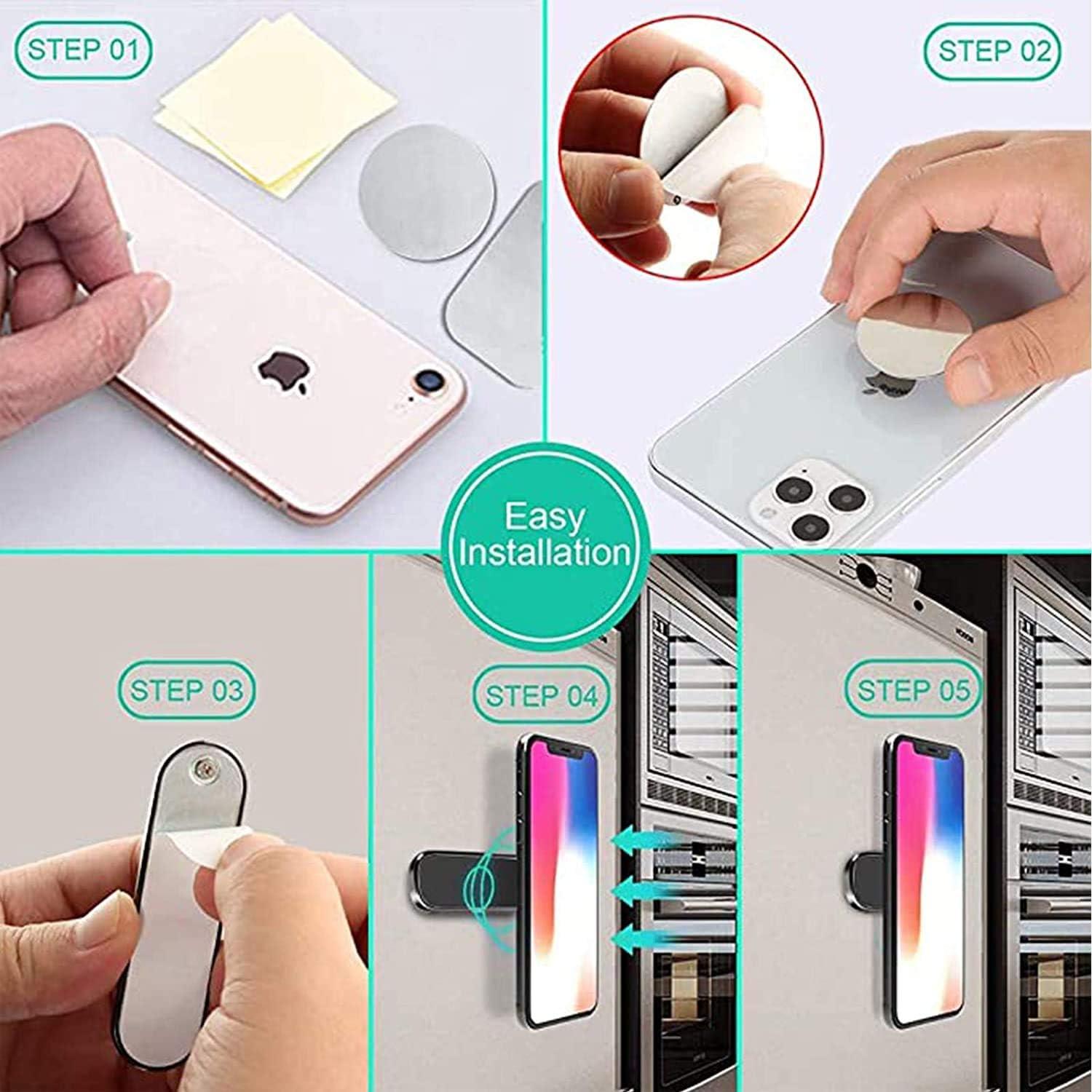 Soportes Magnéticos para Teléfonos SALEX 3 Paquete Negro