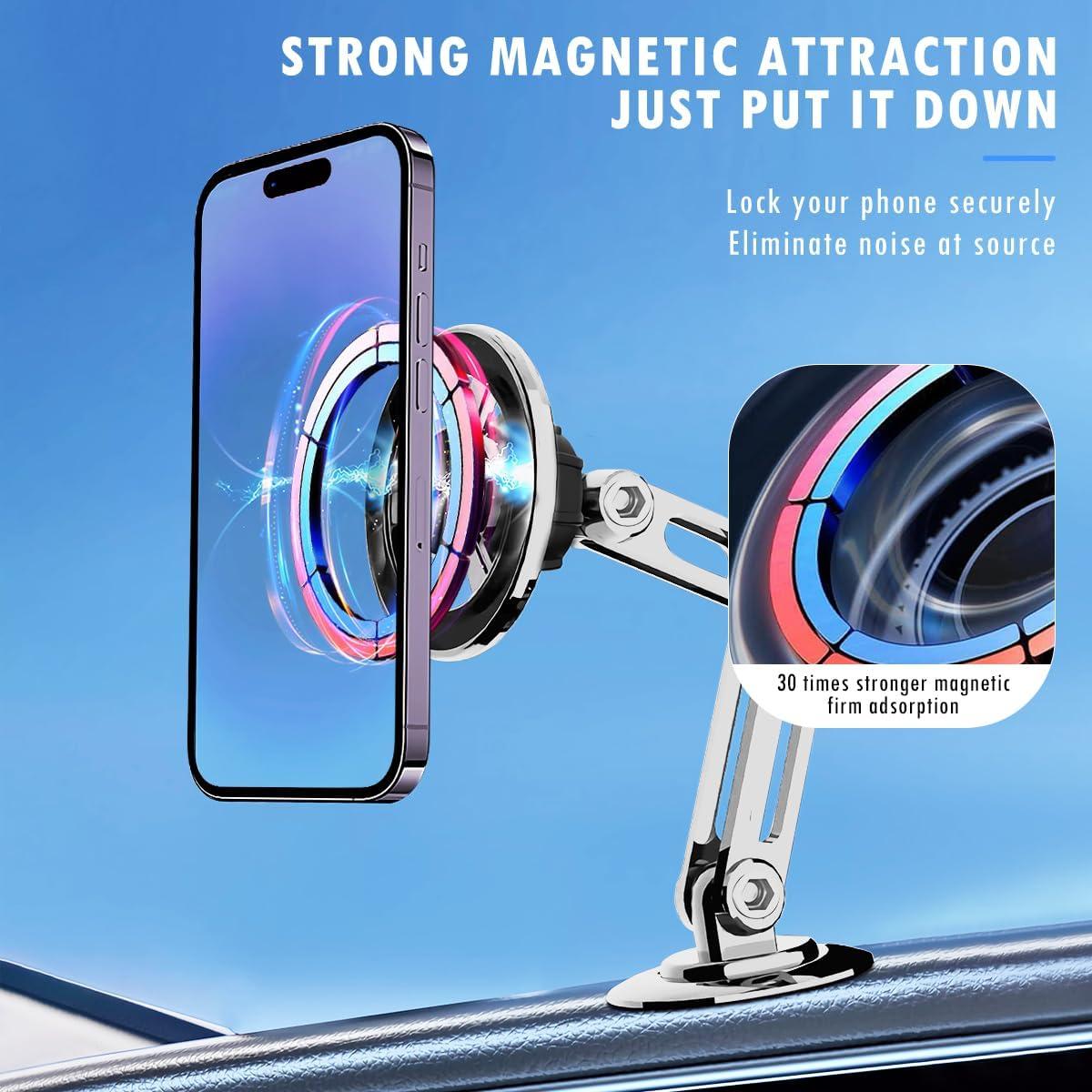 Soporte Magnético para Teléfonos de Coche Jemey 360° Ajustable