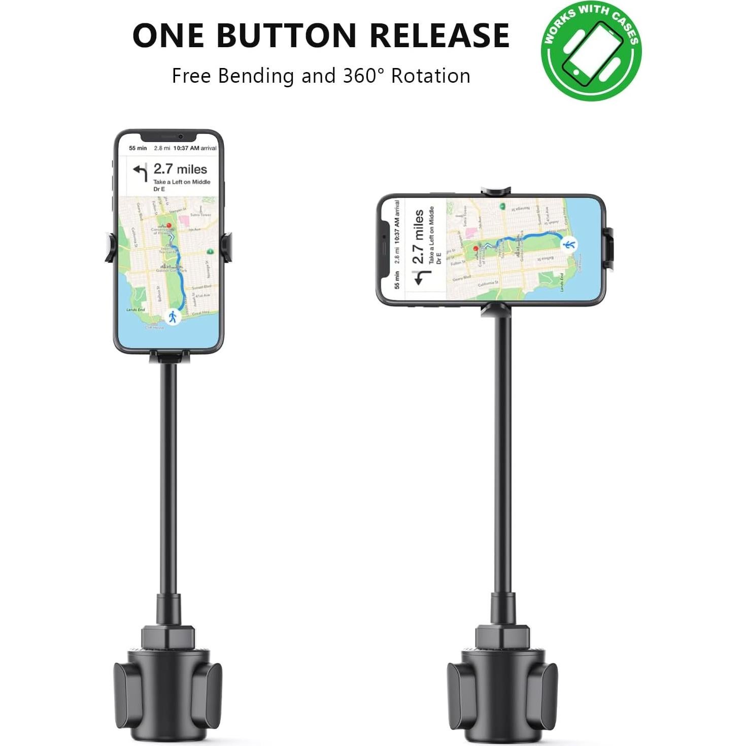 Soporte para Teléfono en Taza Esoulk Ajustable 4-7"