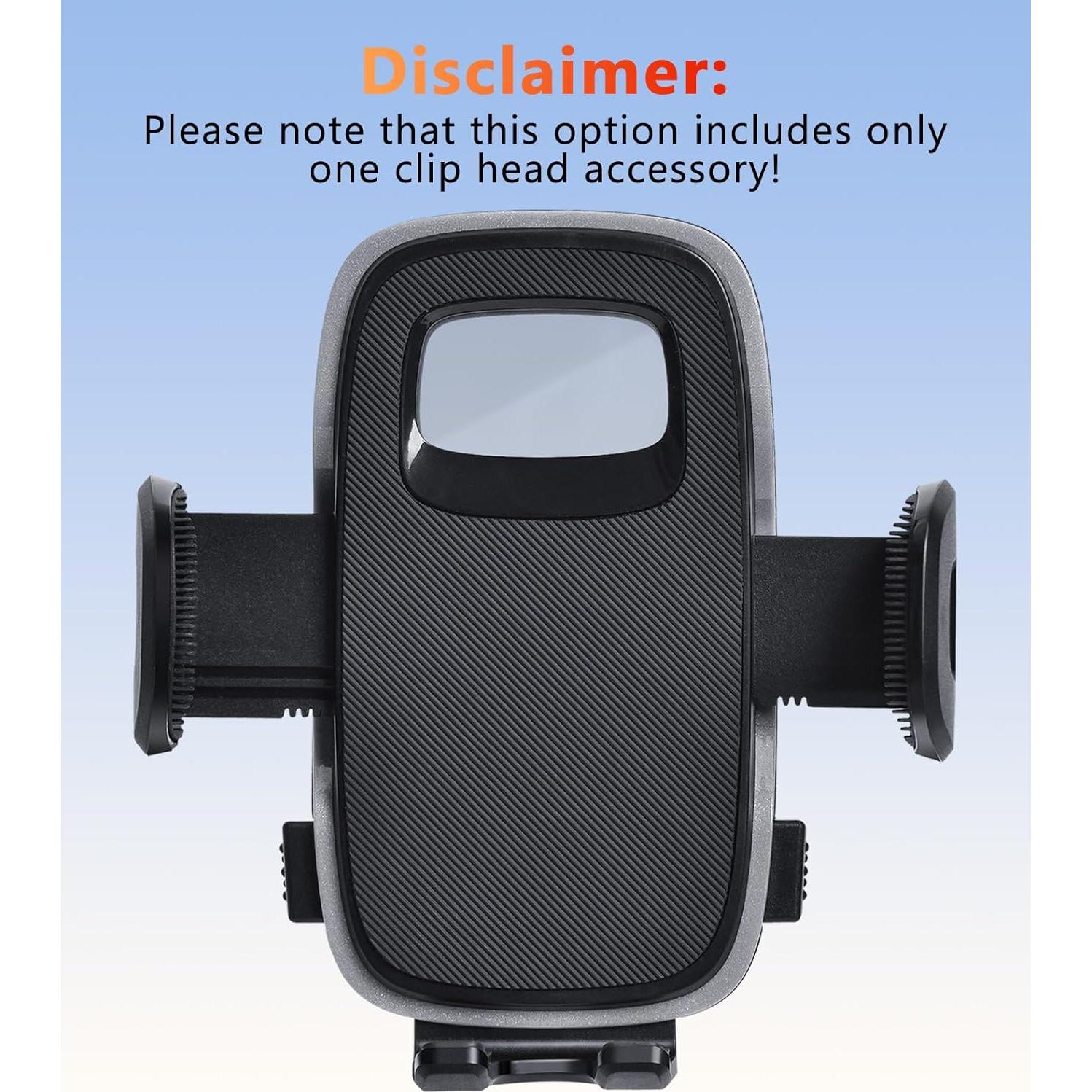 Soporte de teléfono DICMKY para automóvil 17 mm manos libres