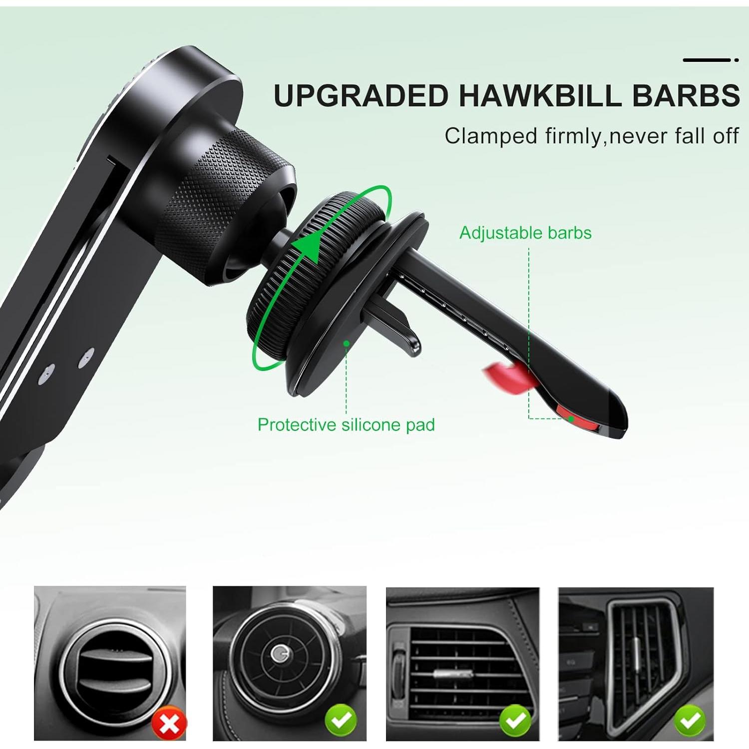 Soporte para coche Xuenair Z Fold 4/5/6 Ajustable Negro