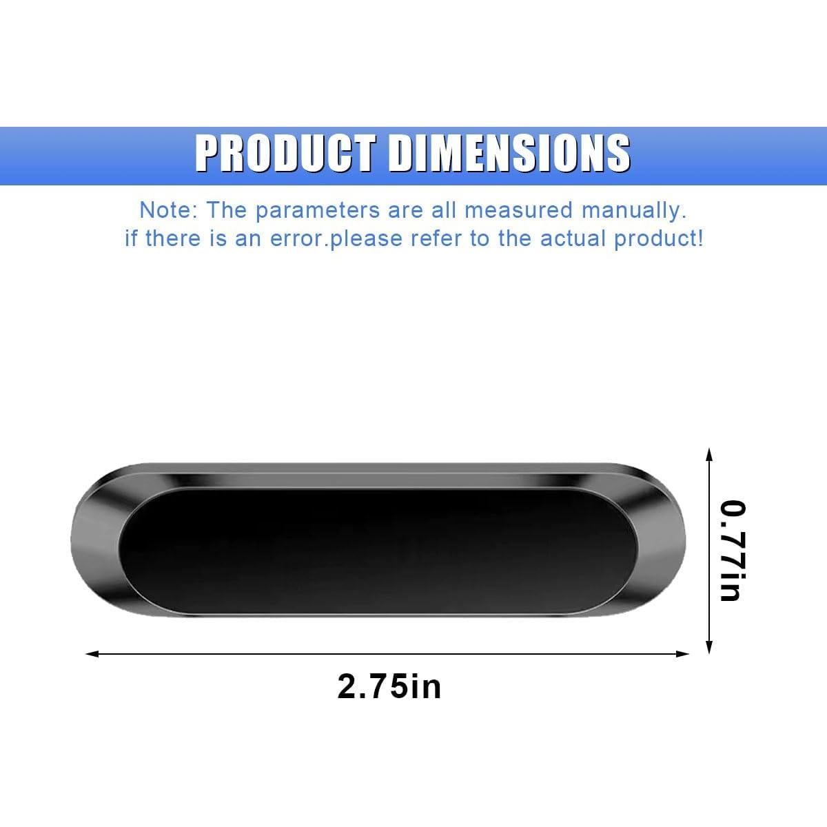 Soporte Magnético para Teléfono en el Coche Tuxihapp Negro