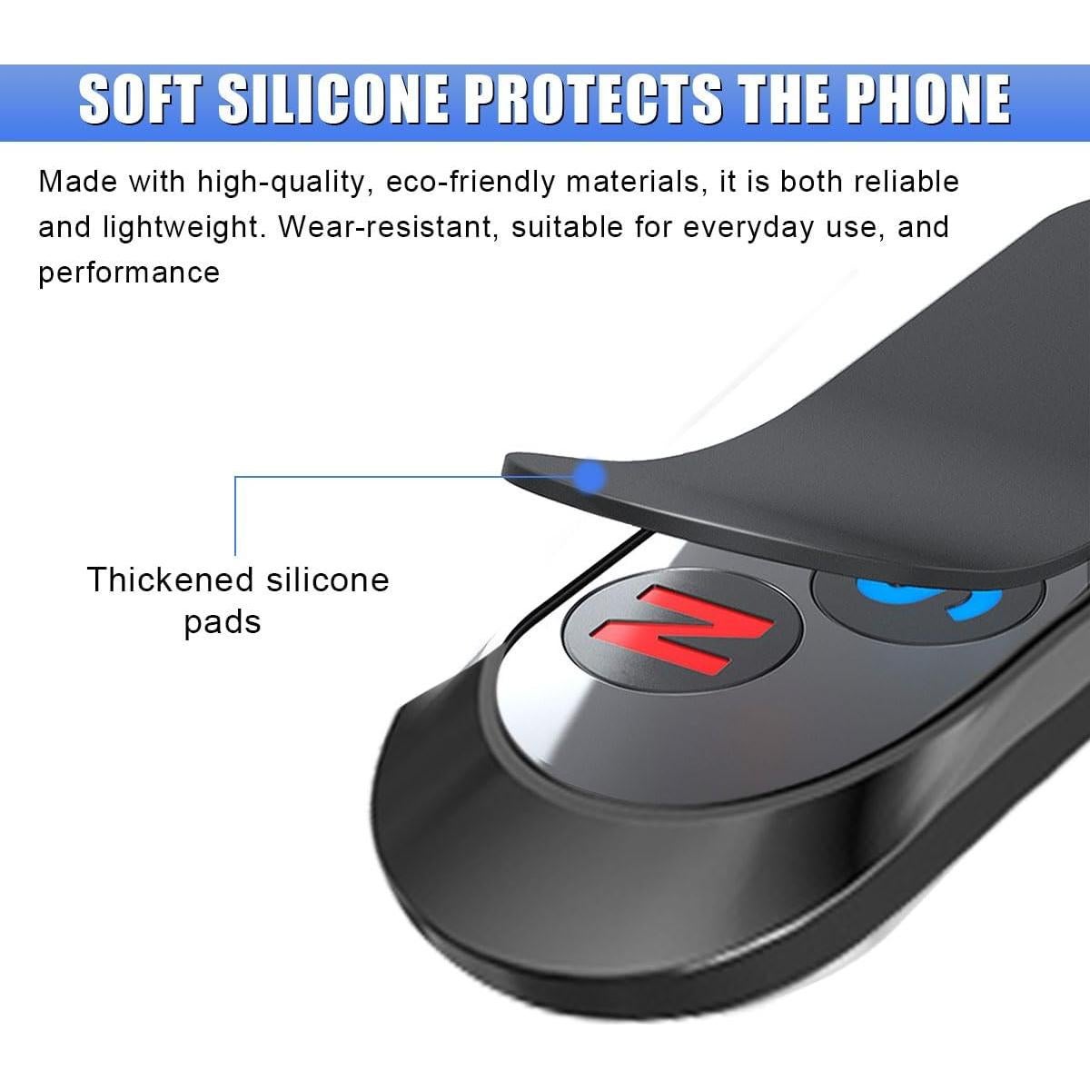 Soporte Magnético para Teléfono en el Coche Tuxihapp Negro