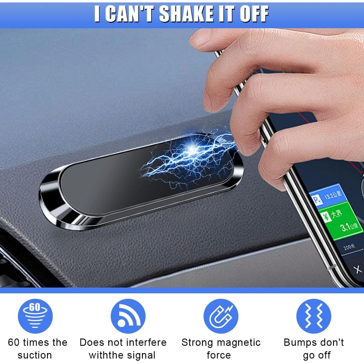 Soporte Magnético para Teléfono en el Coche Tuxihapp Negro