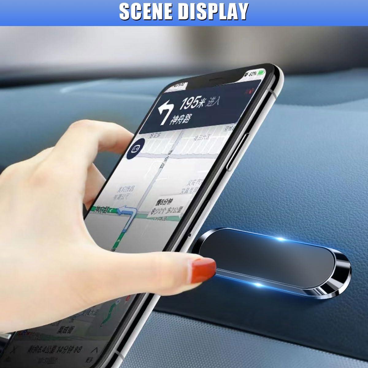 Soporte Magnético para Teléfono en el Coche Tuxihapp Negro